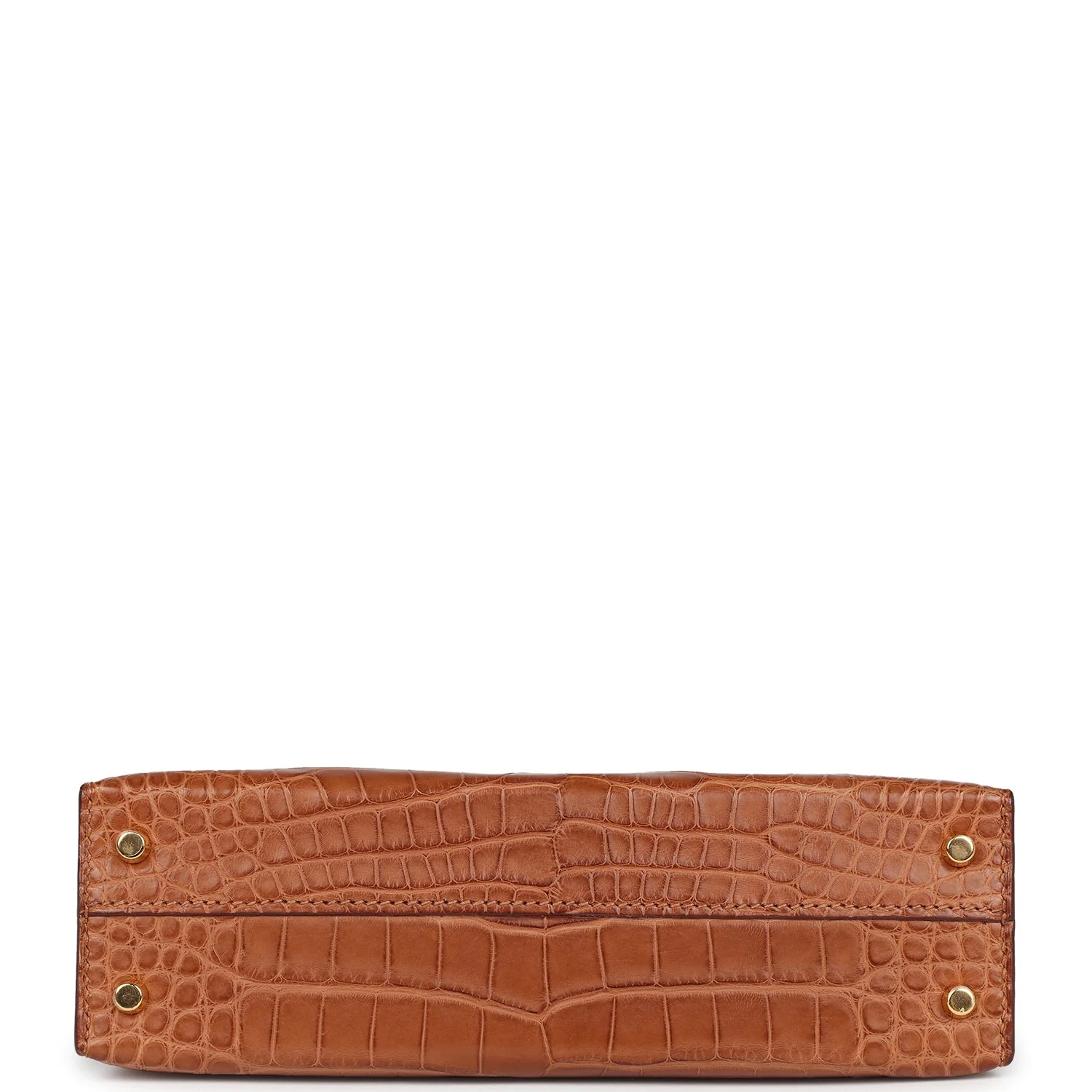 Hermes Kelly Sellier 20 Gold Matte Alligator Gold Hardware - Image 6