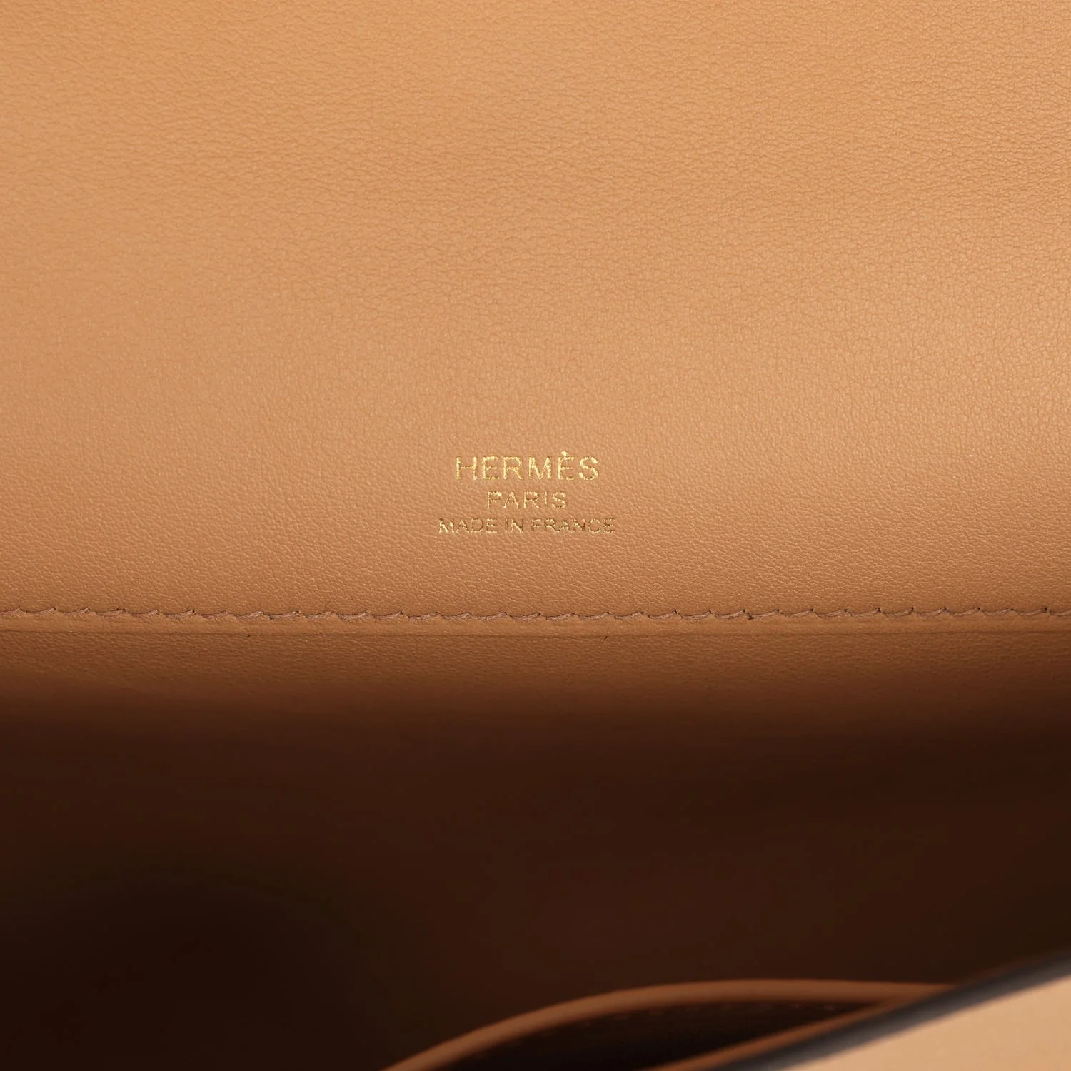 Hermes Kelly Cut Chai Swift Gold Hardware - Image 7