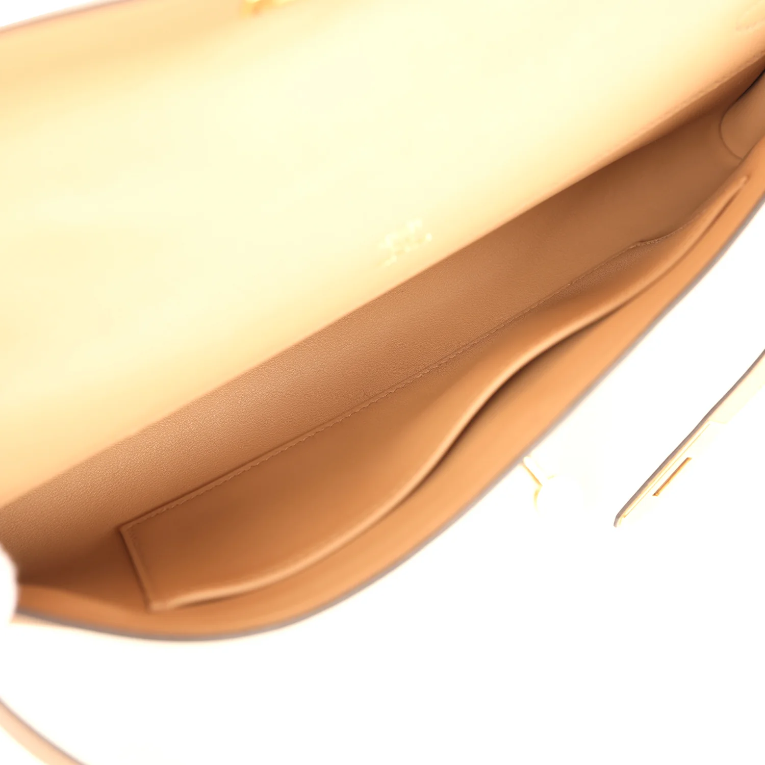 Hermes Kelly Cut Chai Swift Gold Hardware - Image 8