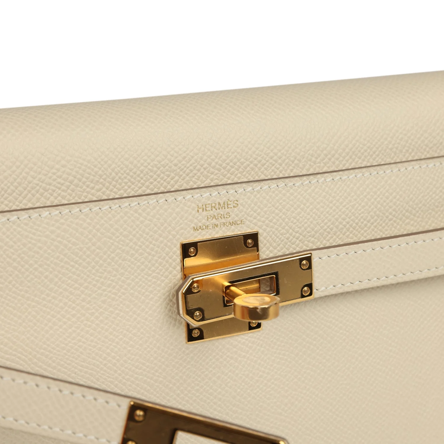 Hermes Kelly Elan Craie Epsom Gold Hardware - Image 7