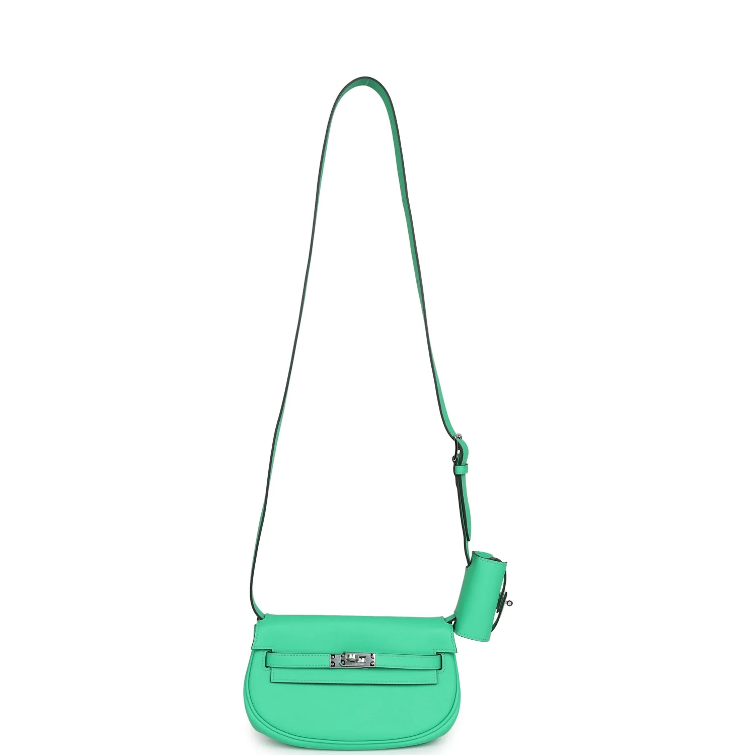 Hermes Kelly Moove Vert Comics Swift Palladium Hardware - Image 8
