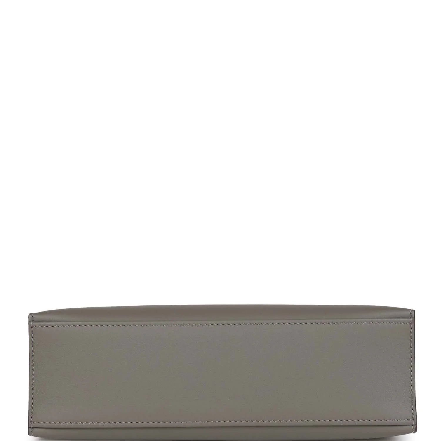 Hermes Kelly Pochette Gris Meyer Swift Palladium Hardware - Image 6