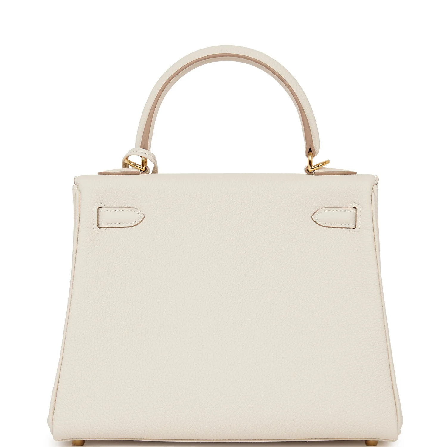 Hermes Kelly Retourne 25 Craie Togo Gold Hardware - Image 4
