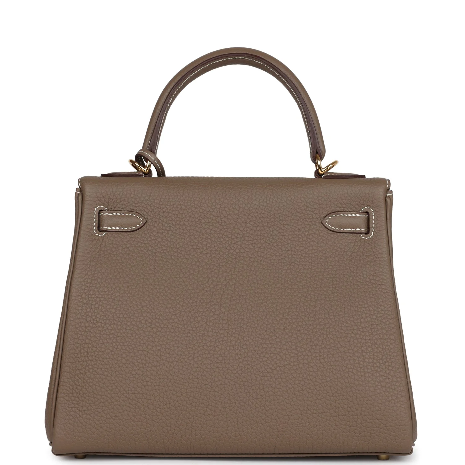 Hermes Kelly Retourne 25 Etoupe Togo Gold Hardware - Image 5