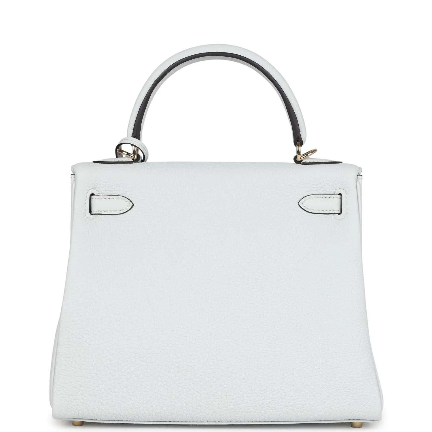 Hermes Kelly Retourne 25 Gris Platine Togo Permabrass Hardware - Image 4