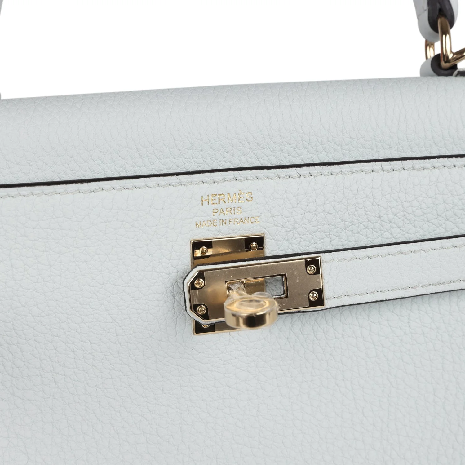 Hermes Kelly Retourne 25 Gris Platine Togo Permabrass Hardware - Image 7