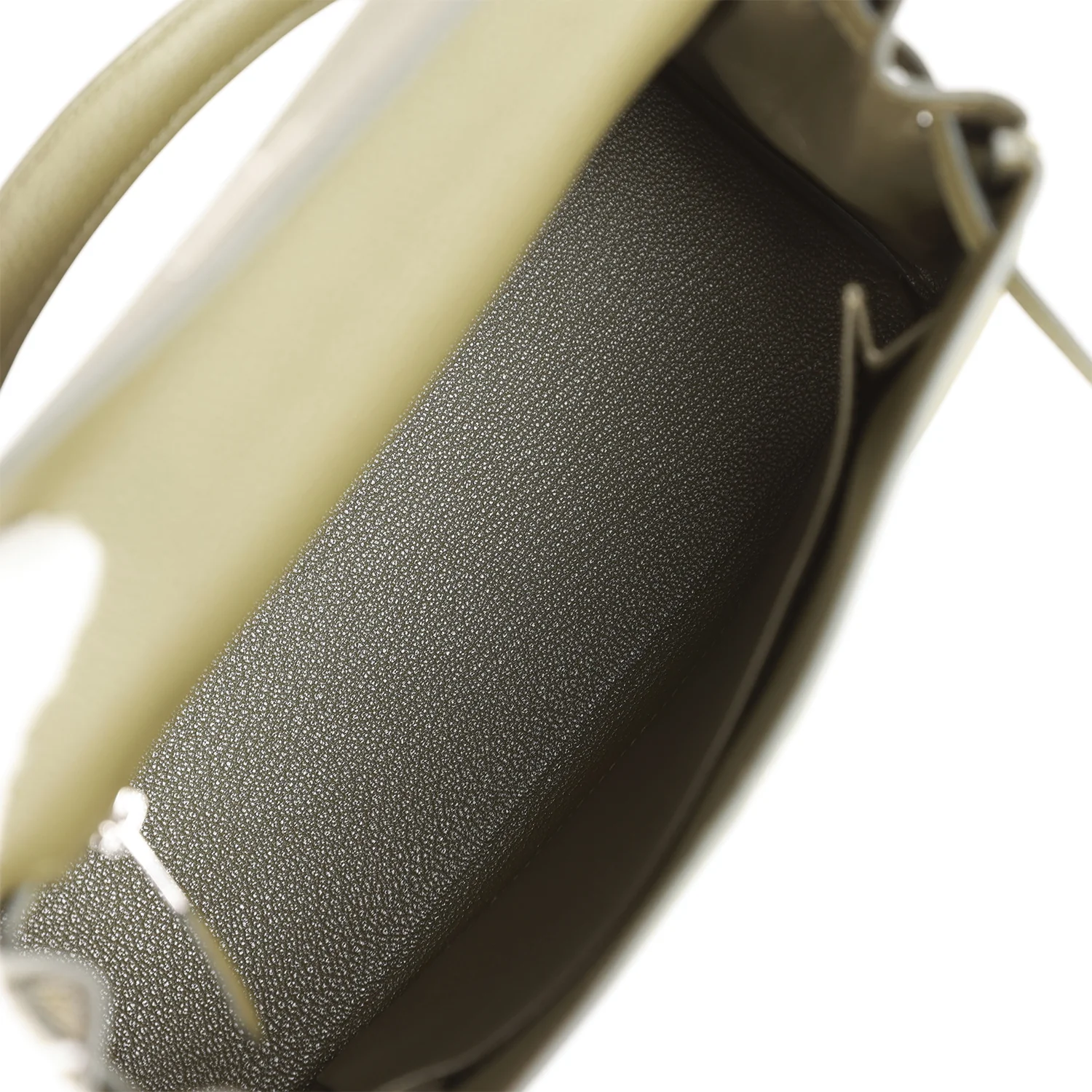 Hermes Kelly Retourne 25 Vert Veronese Togo Palladium Hardware - Image 8