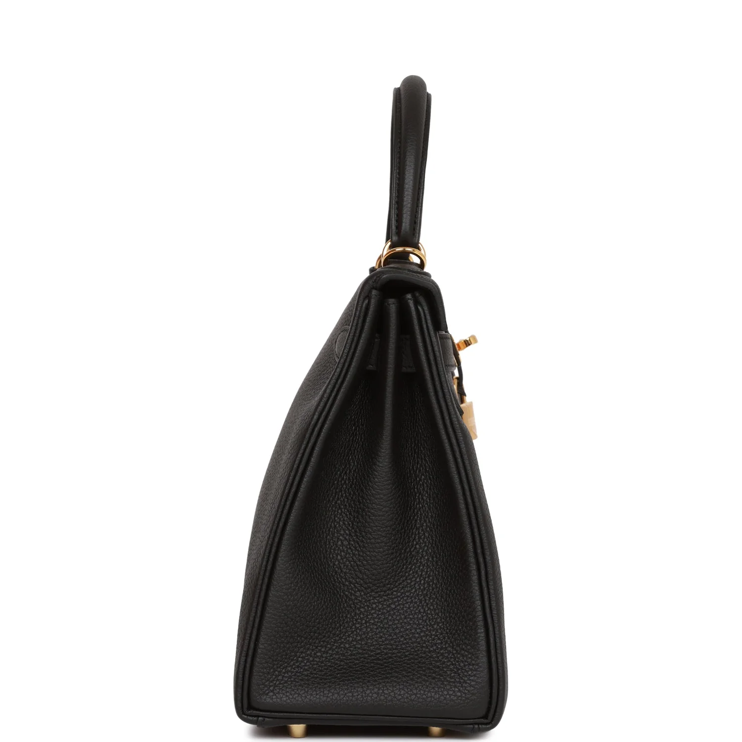 Hermes Kelly Retourne 28 Black Togo Gold Hardware - Image 3