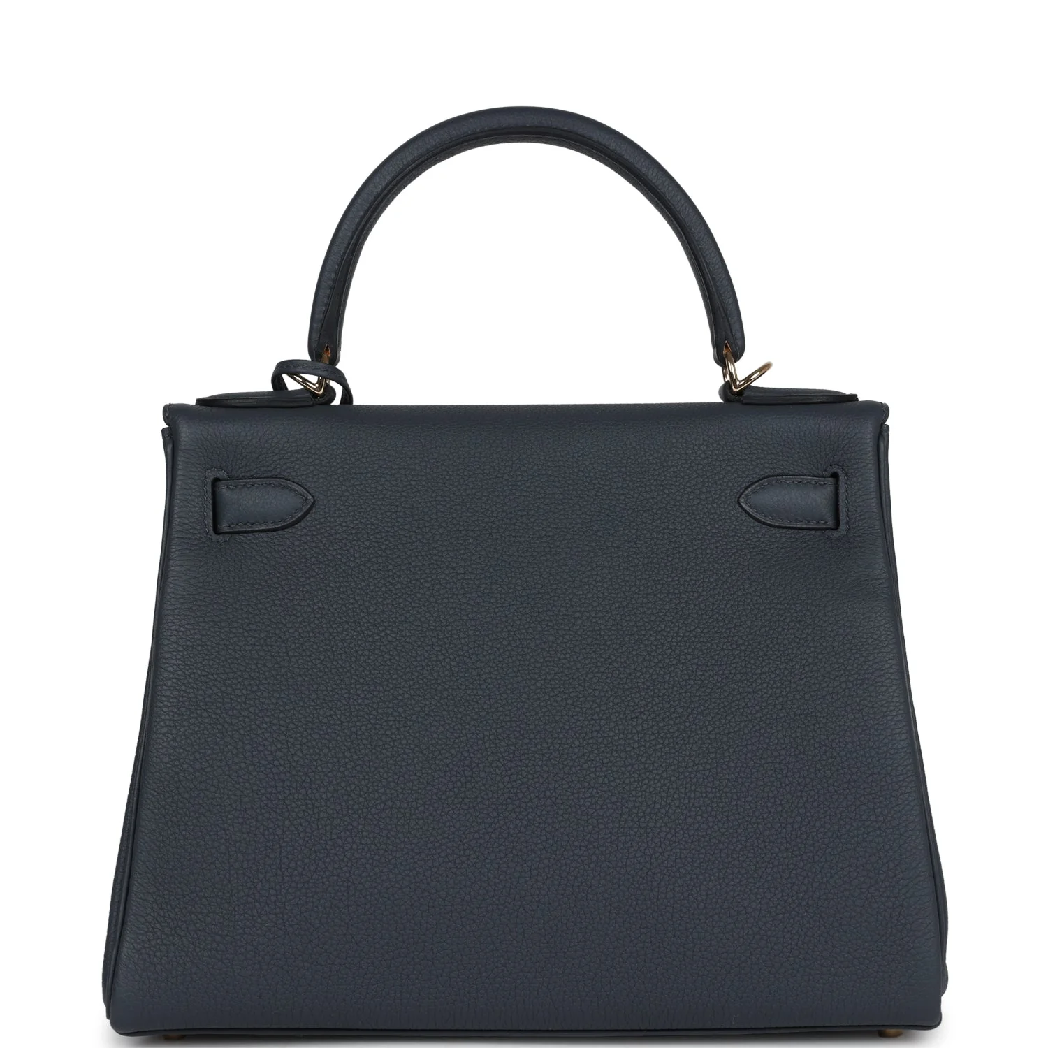 Hermes Kelly Retourne 28 Gris Misty Togo Permabrass Hardware - Image 4