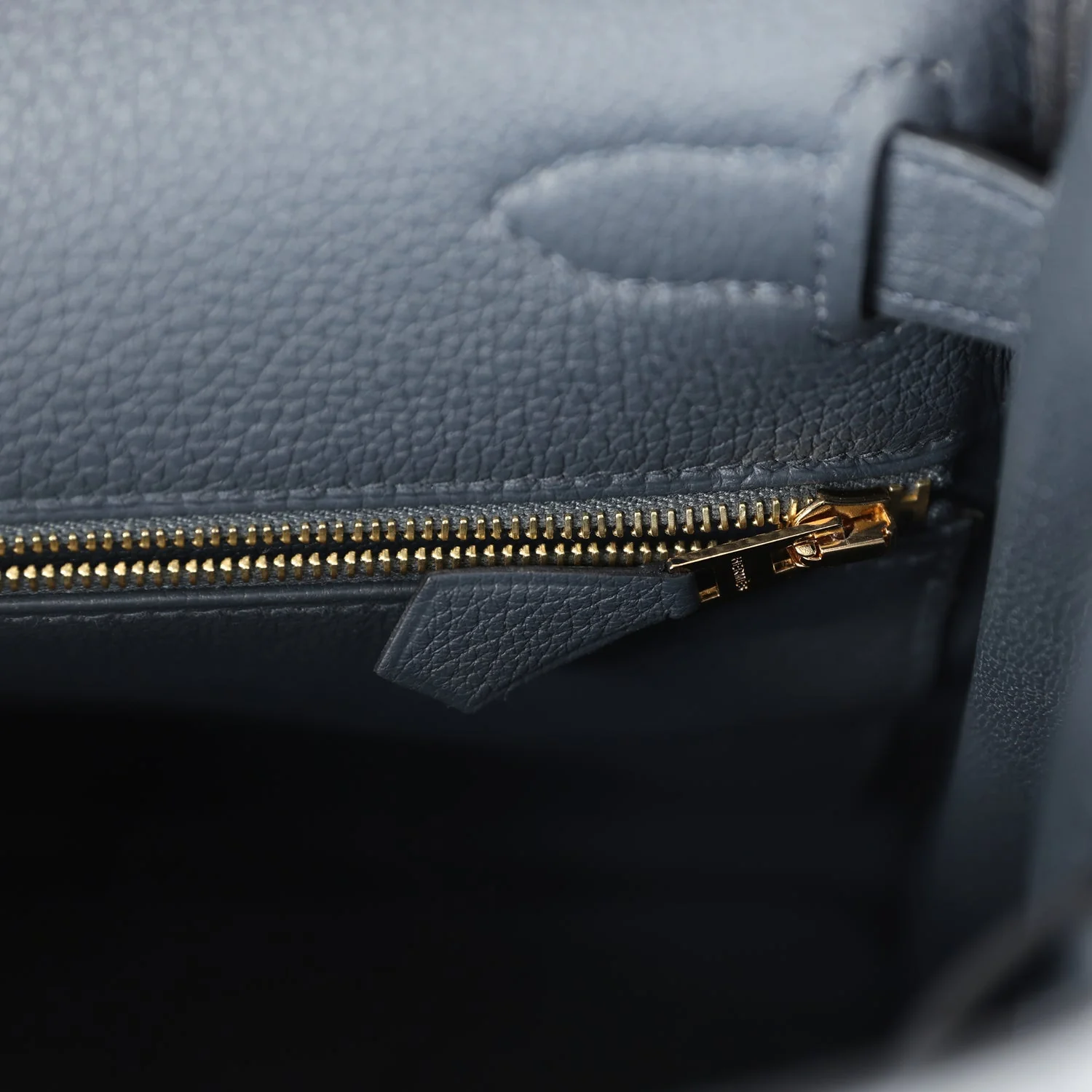 Hermes Kelly Retourne 28 Gris Misty Togo Permabrass Hardware - Image 9