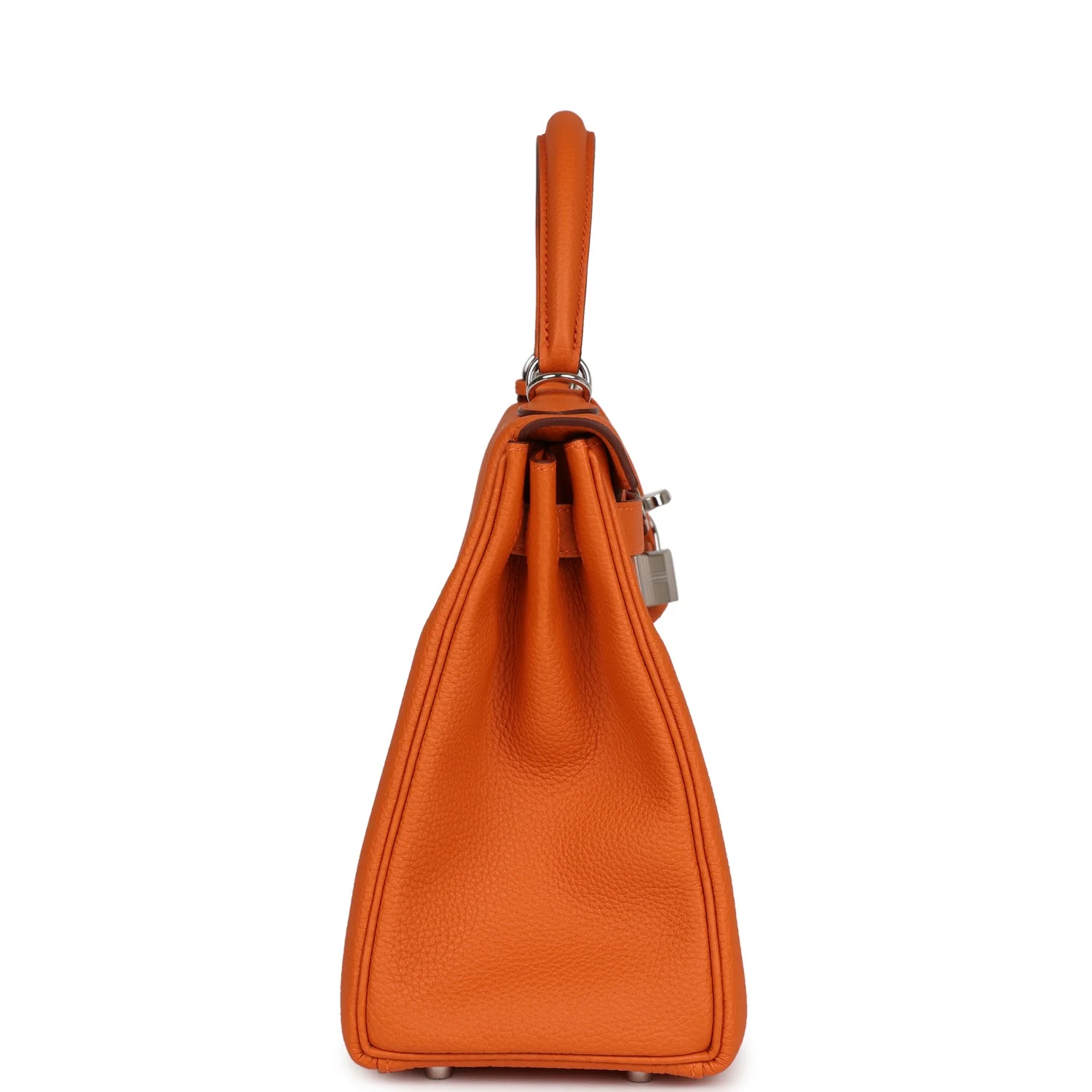 Hermes Kelly Retourne 28 Orange Togo Palladium Hardware - Image 3