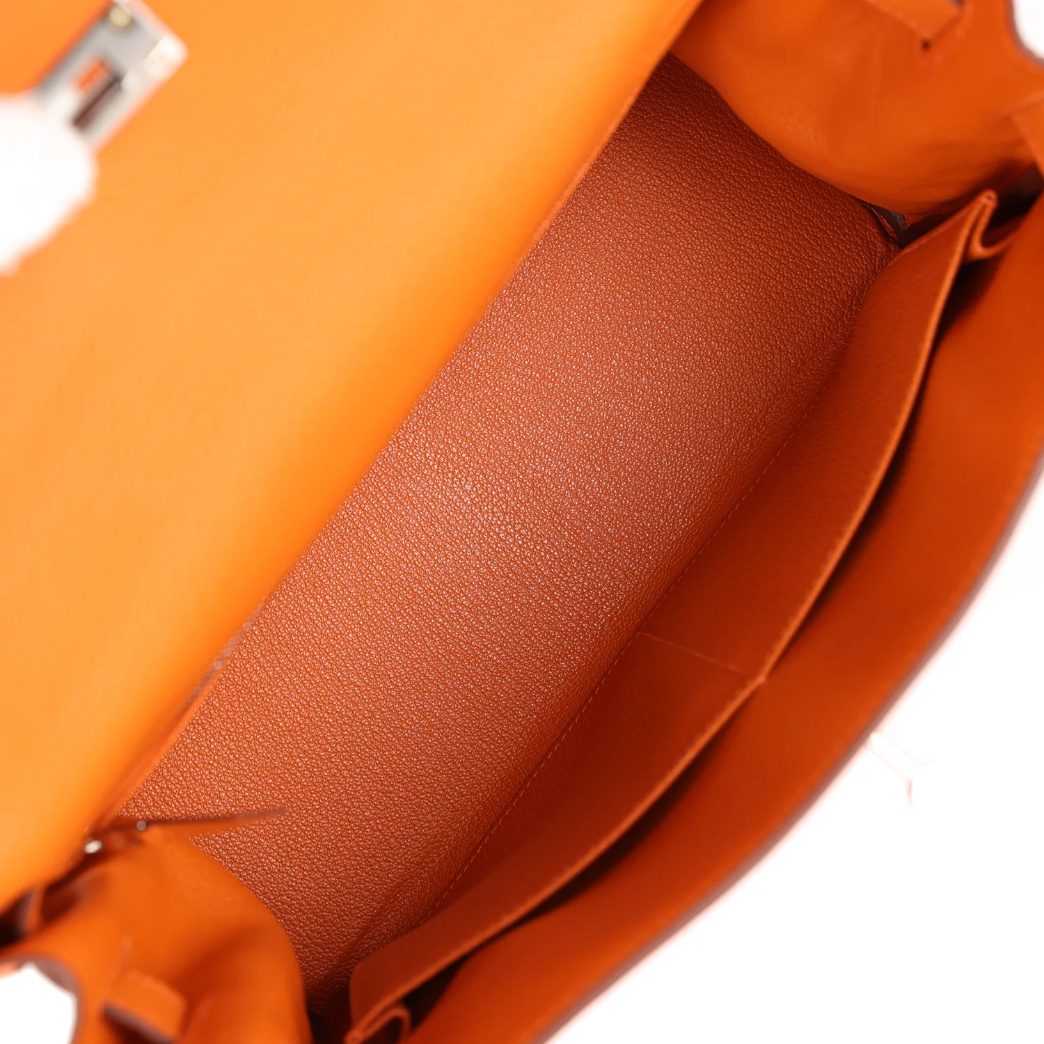 Hermes Kelly Retourne 28 Orange Togo Palladium Hardware - Image 8