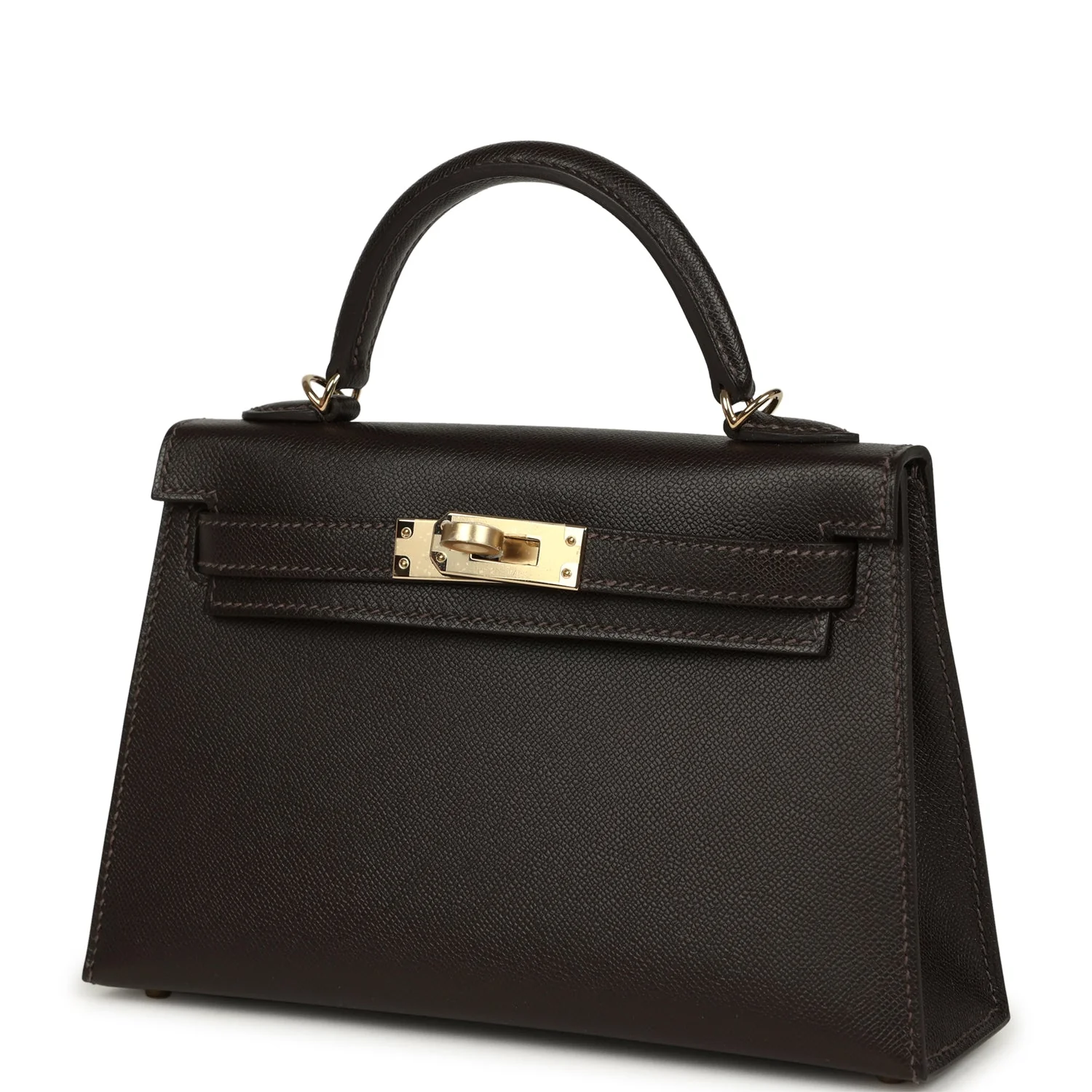 Hermes Kelly Sellier 20 Bai-Brun Madame Permabrass Hardware - Image 5