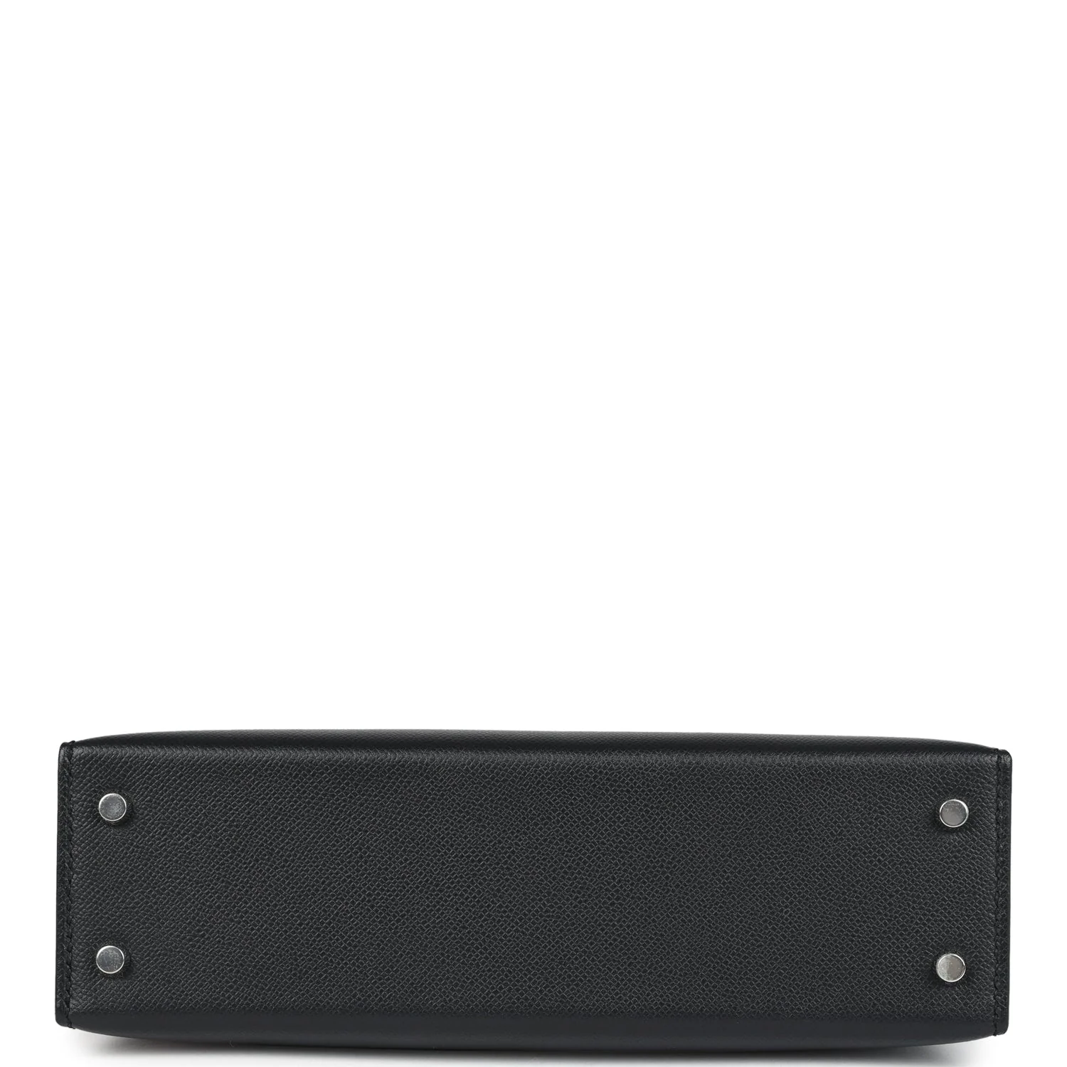 Hermes Kelly Sellier 20 Black Madame and Shiny Varanus Lizard Touch Palladium Hardware - Image 6