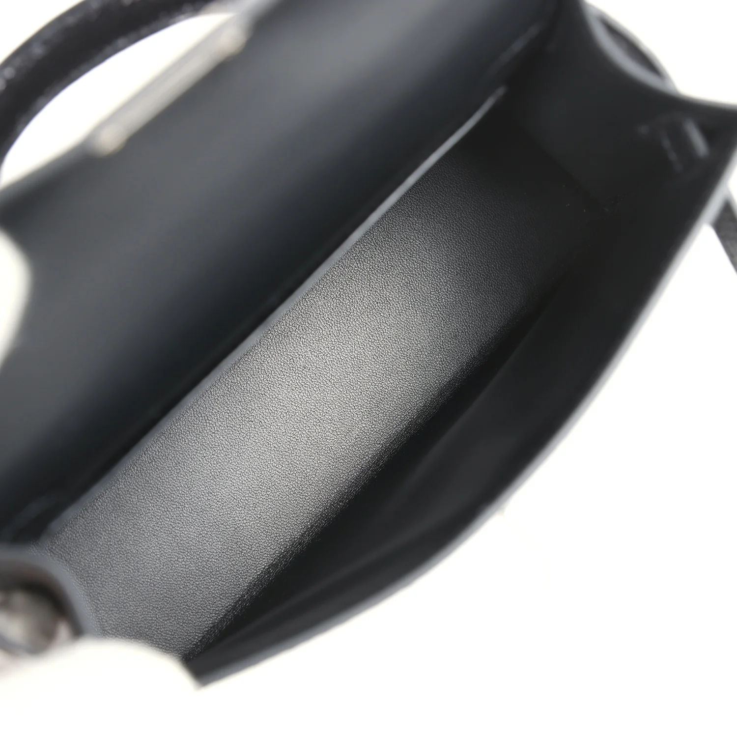 Hermes Kelly Sellier 20 Black Madame and Shiny Varanus Lizard Touch Palladium Hardware - Image 8