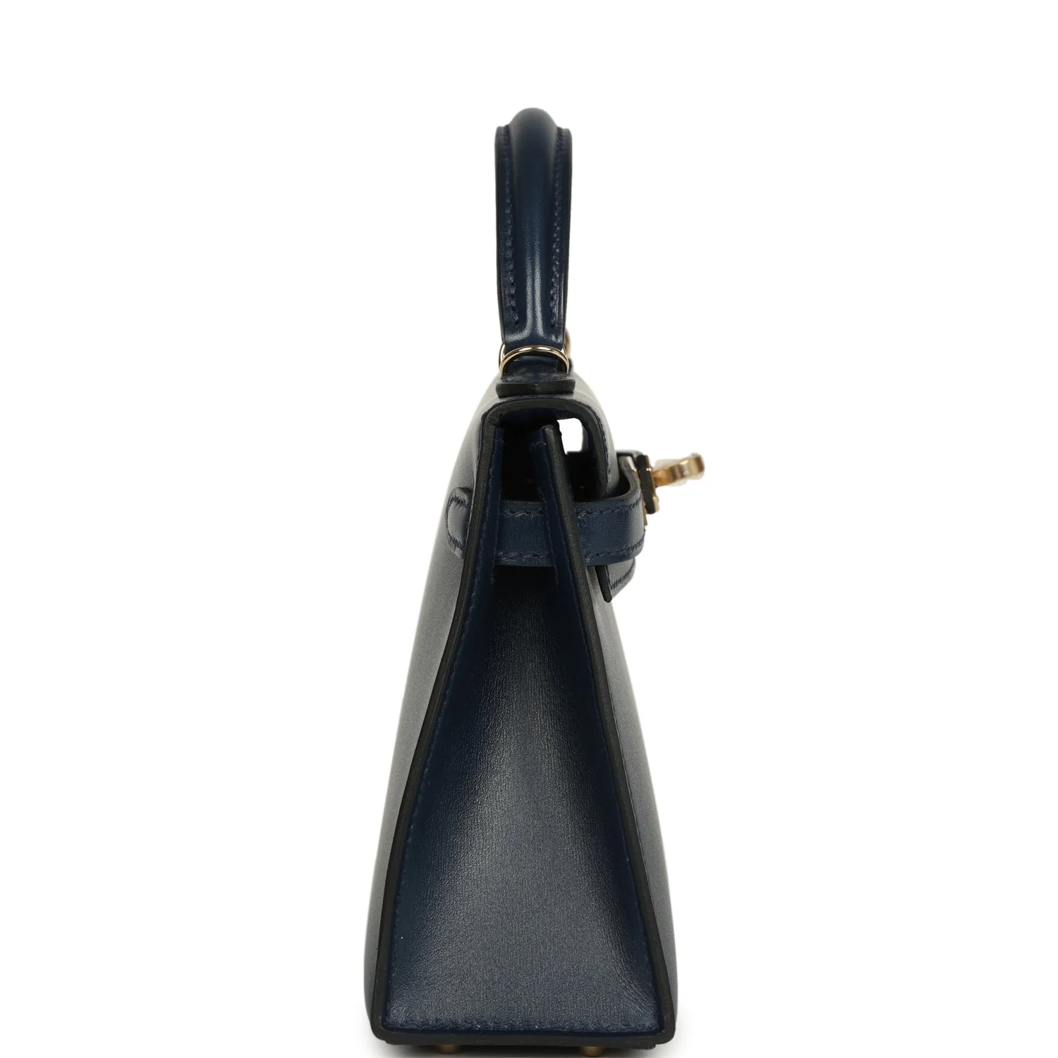 Hermes Kelly Sellier 20 Bleu Abysse Box Permabrass Hardware - Image 3