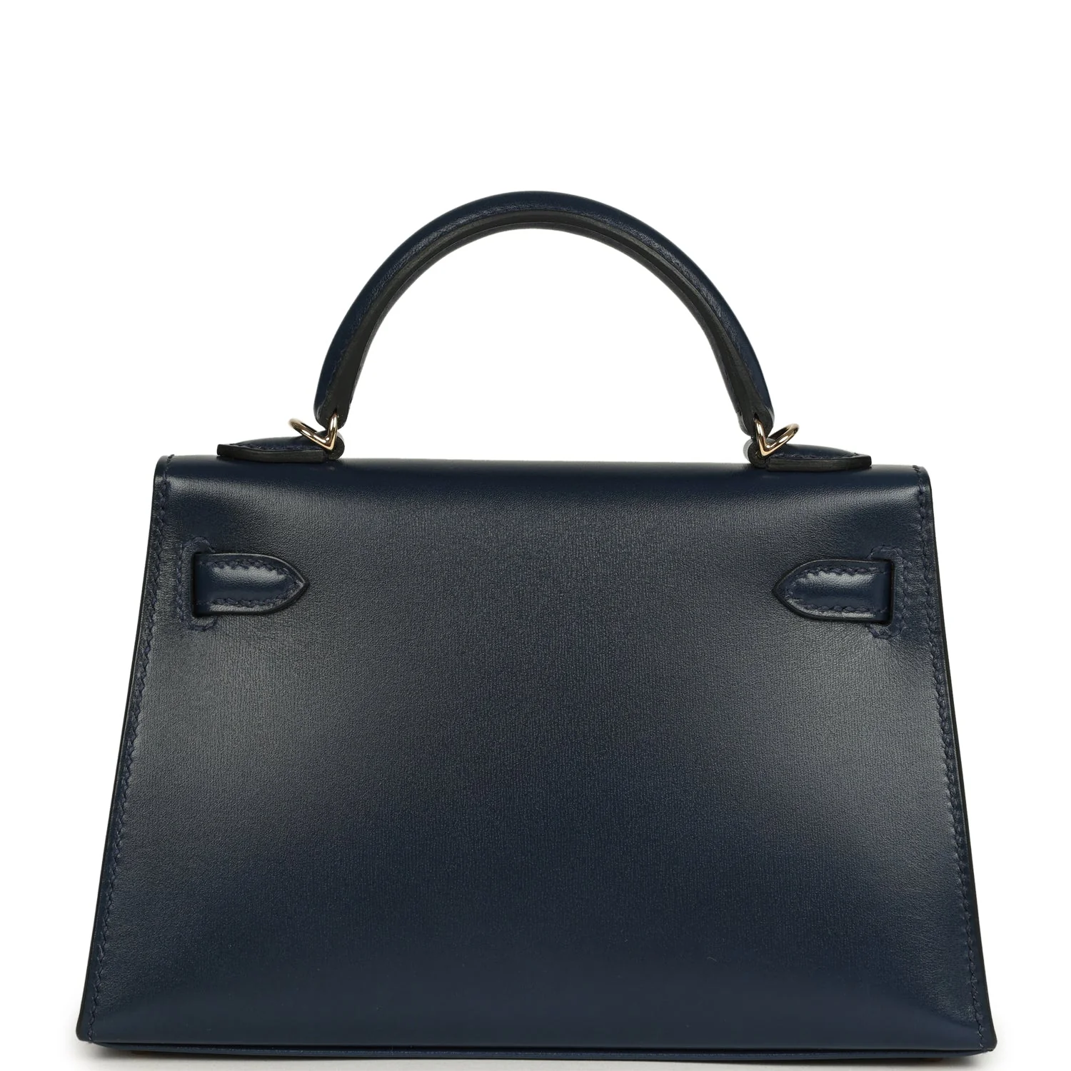 Hermes Kelly Sellier 20 Bleu Abysse Box Permabrass Hardware - Image 4