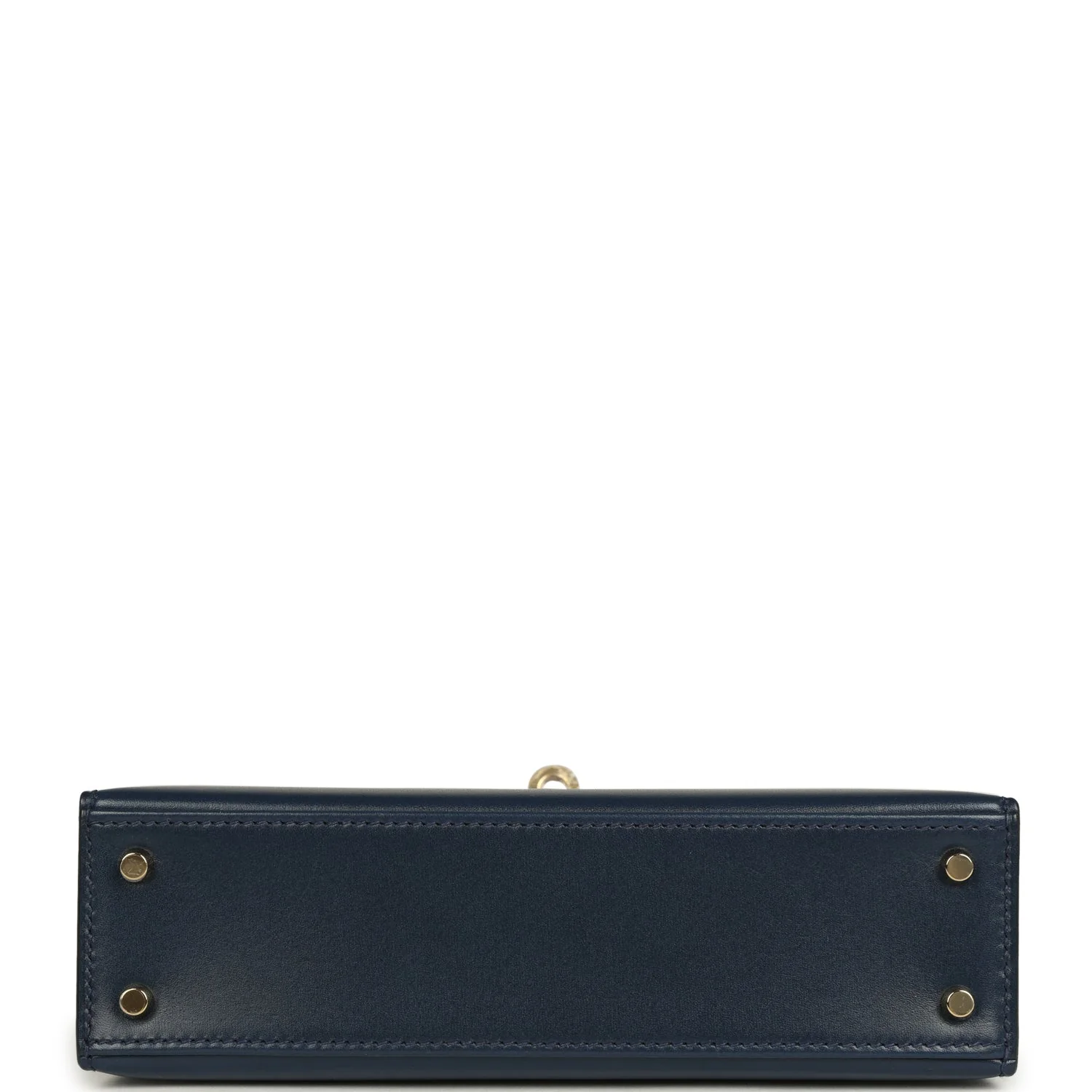 Hermes Kelly Sellier 20 Bleu Abysse Box Permabrass Hardware - Image 6