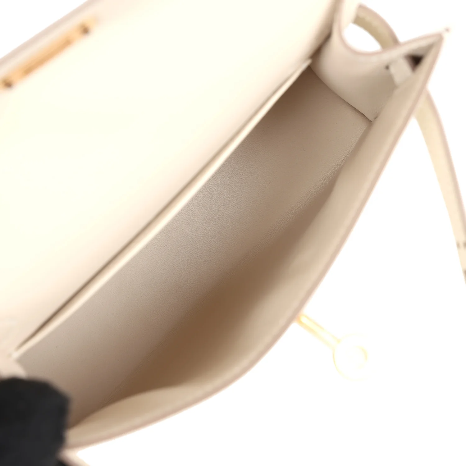 Hermes Kelly Sellier 20 Craie Epsom Gold Hardware - Image 8