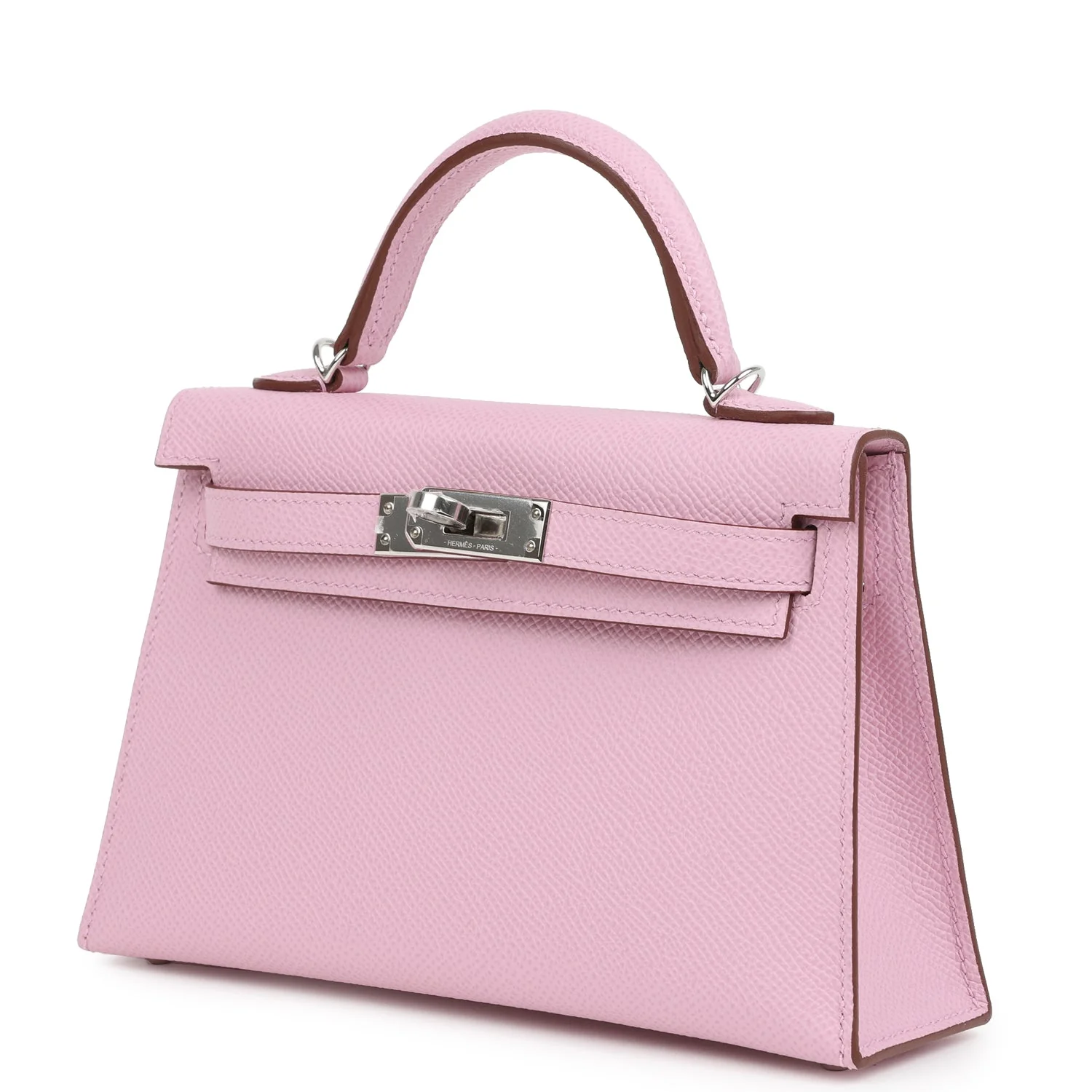 Hermes Kelly Sellier 20 Mauve Sylvestre Epsom Palladium Hardware - Image 3