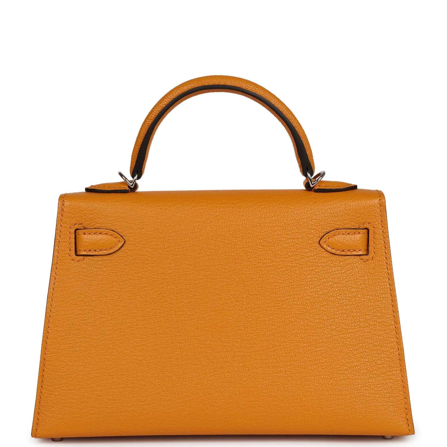 Hermes Kelly Sellier 20 Moutarde Chevre Palladium Hardware - Image 4