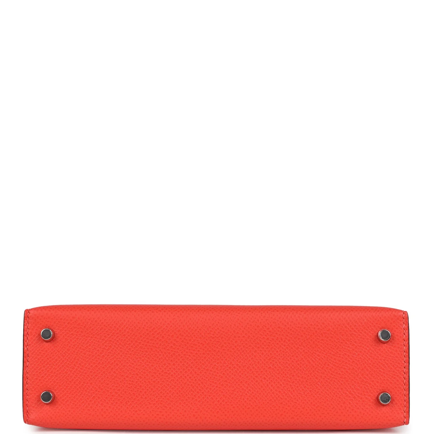 Hermes Kelly Sellier 20 Orange Field Epsom Palladium Hardware - Image 6