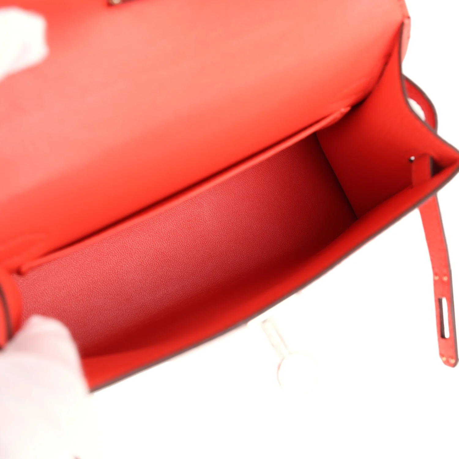 Hermes Kelly Sellier 20 Orange Field Epsom Palladium Hardware - Image 8