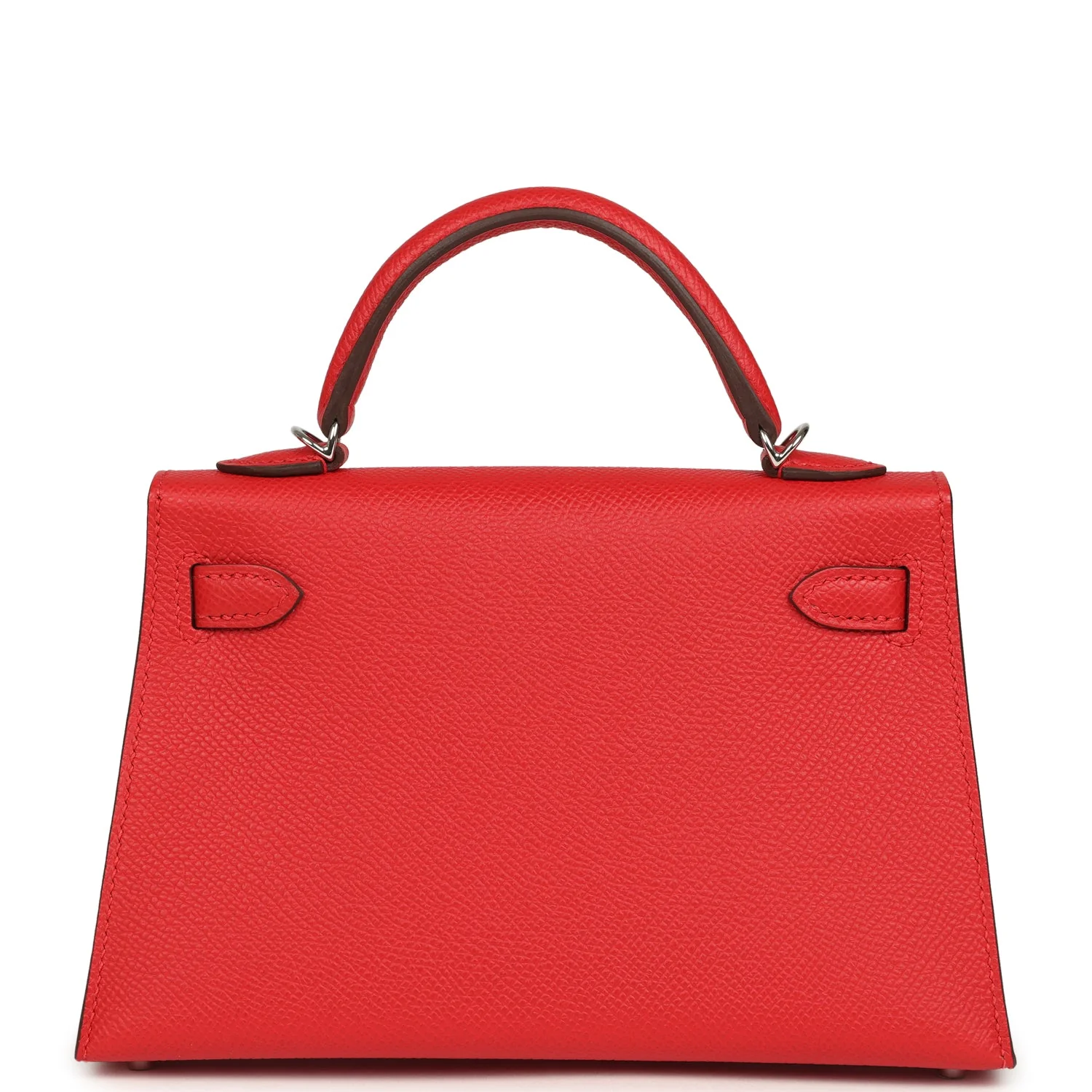 Hermes Kelly Sellier 20 Rouge Radieux Epsom Palladium Hardware - Image 4