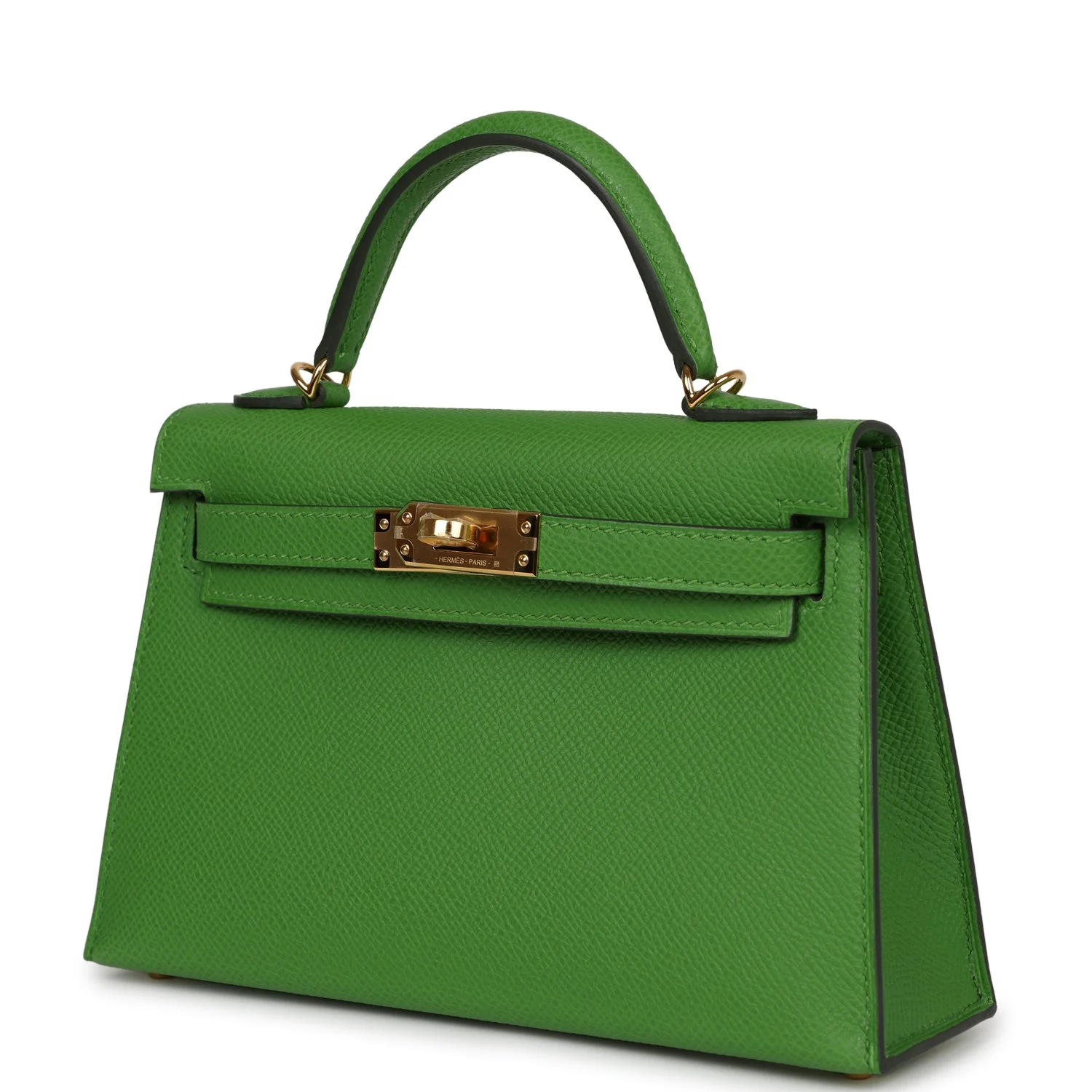 Hermes Kelly Sellier 20 Vert Yucca Epsom Gold Hardware - Image 5