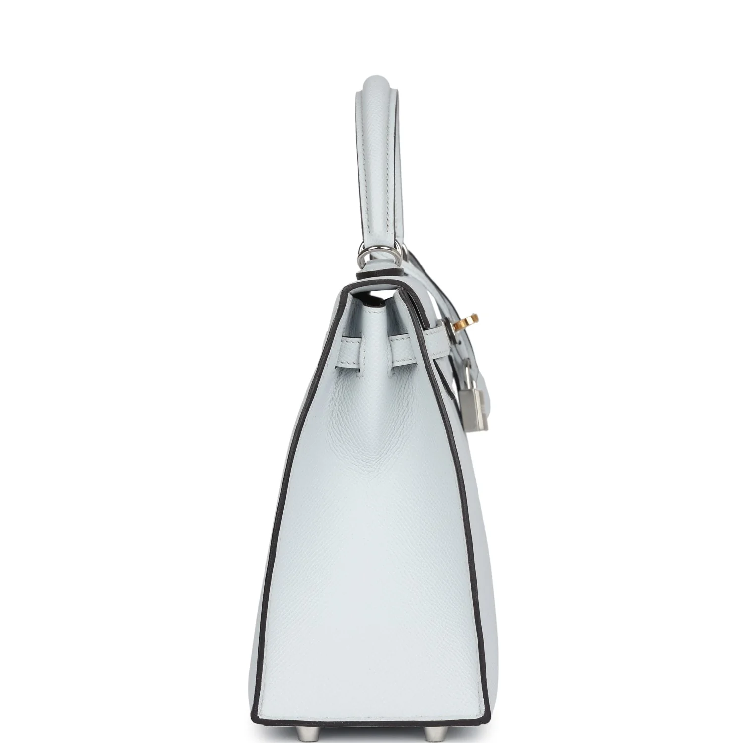 Hermes Kelly Sellier 25 Gris Platine Epsom Electrum Hardware - Image 3