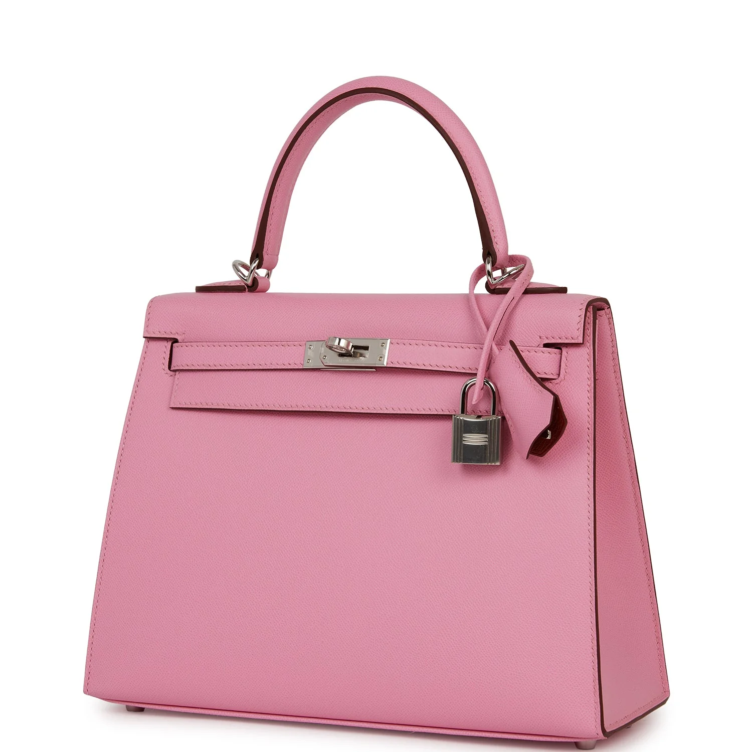 Hermes Kelly Sellier 25 Pink 5P Verso Madame Palladium Hardware - Image 5