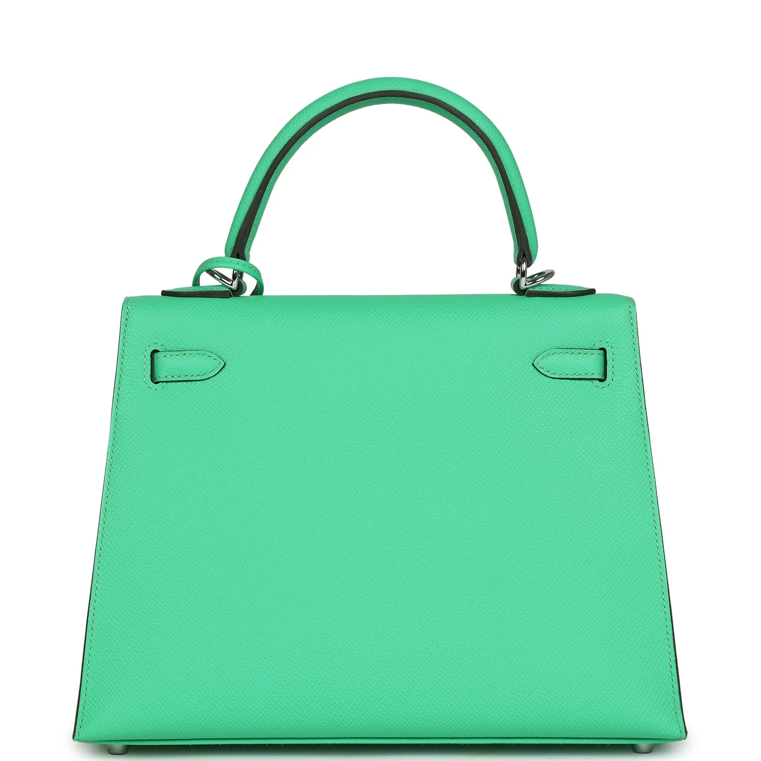Hermes Kelly Sellier 25 Vert Comics Epsom Palladium Hardware - Image 4