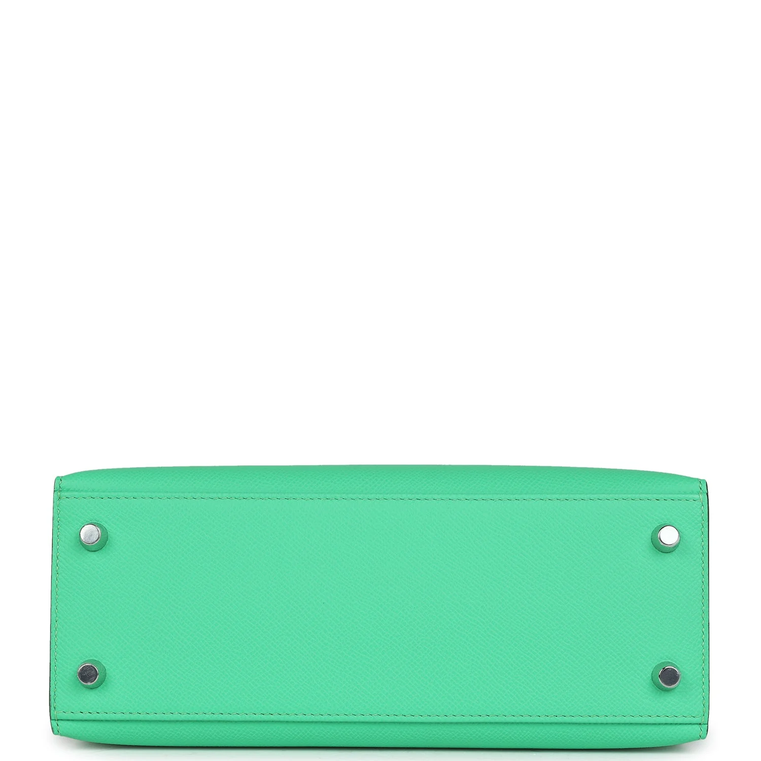 Hermes Kelly Sellier 25 Vert Comics Epsom Palladium Hardware - Image 6