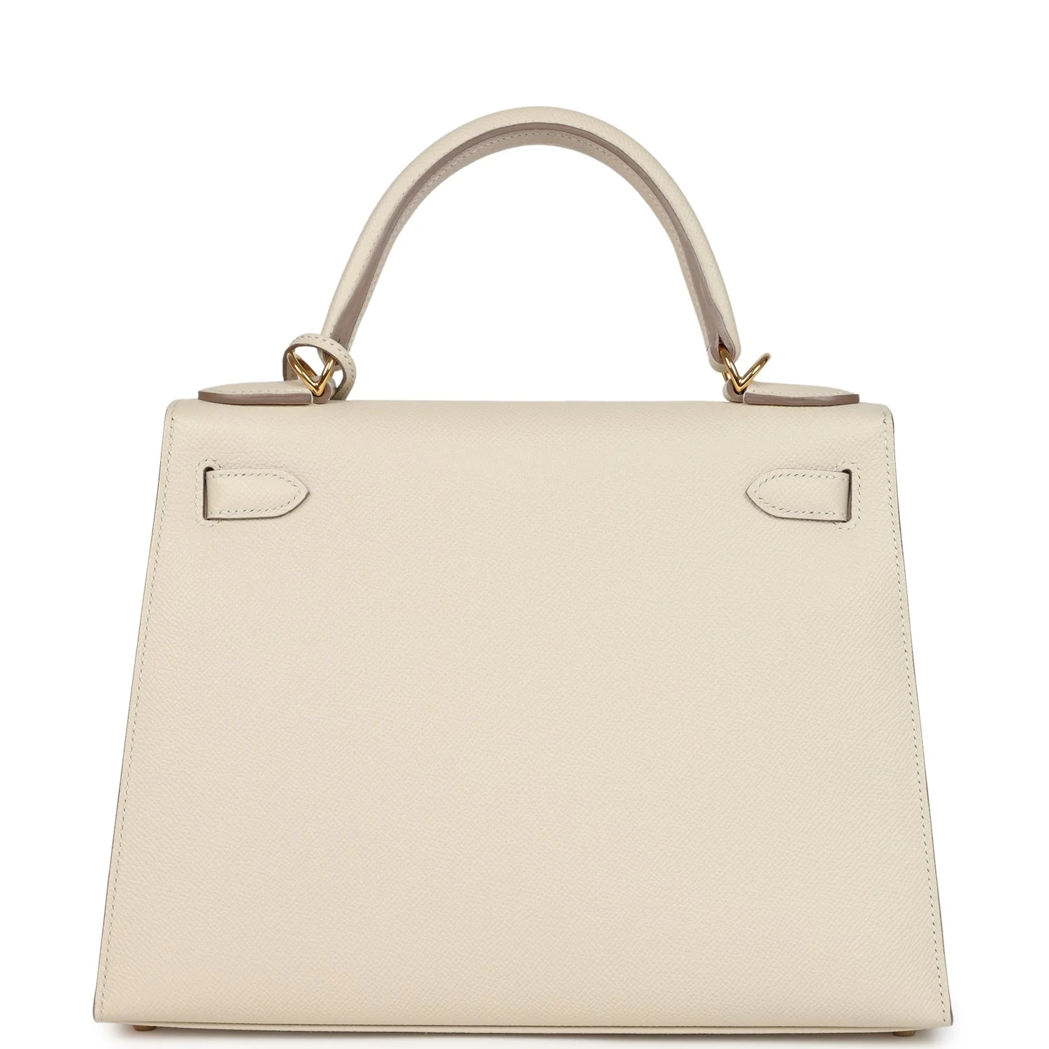 Hermes Kelly Sellier 28 Craie Epsom Gold Hardware - Image 4