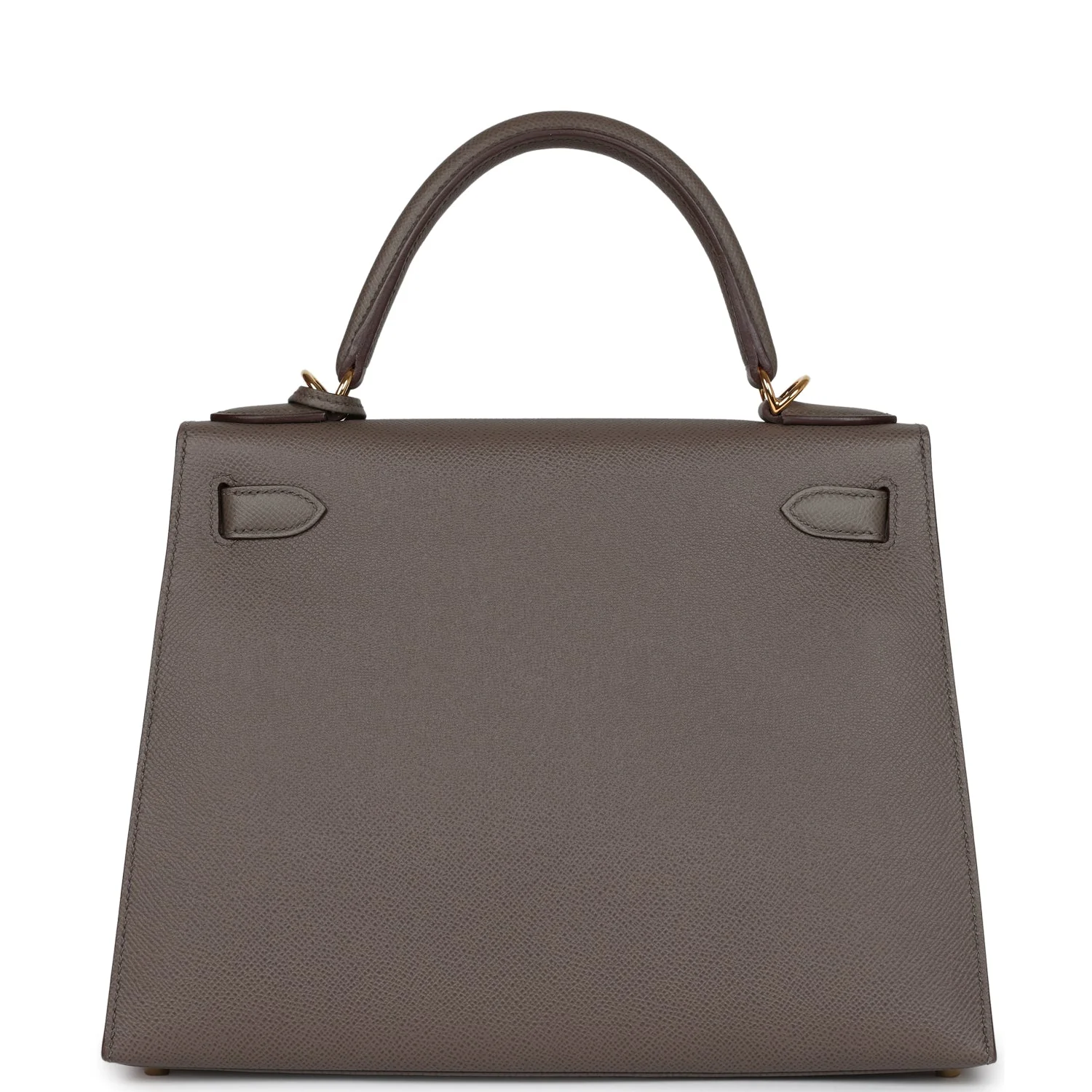 Hermes Kelly Sellier 28 Etain Epsom Gold Hardware - Image 4