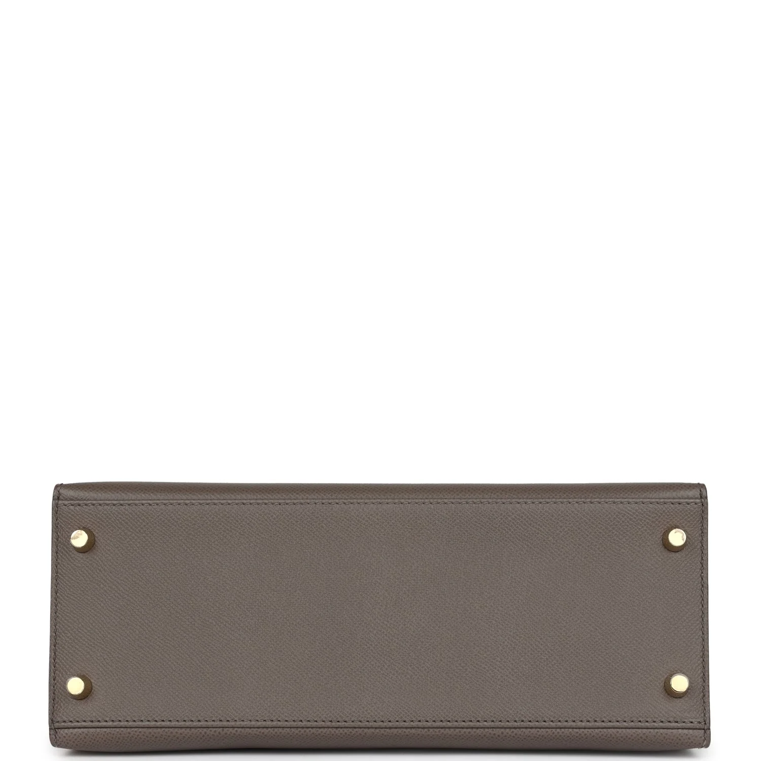Hermes Kelly Sellier 28 Etain Epsom Gold Hardware - Image 6