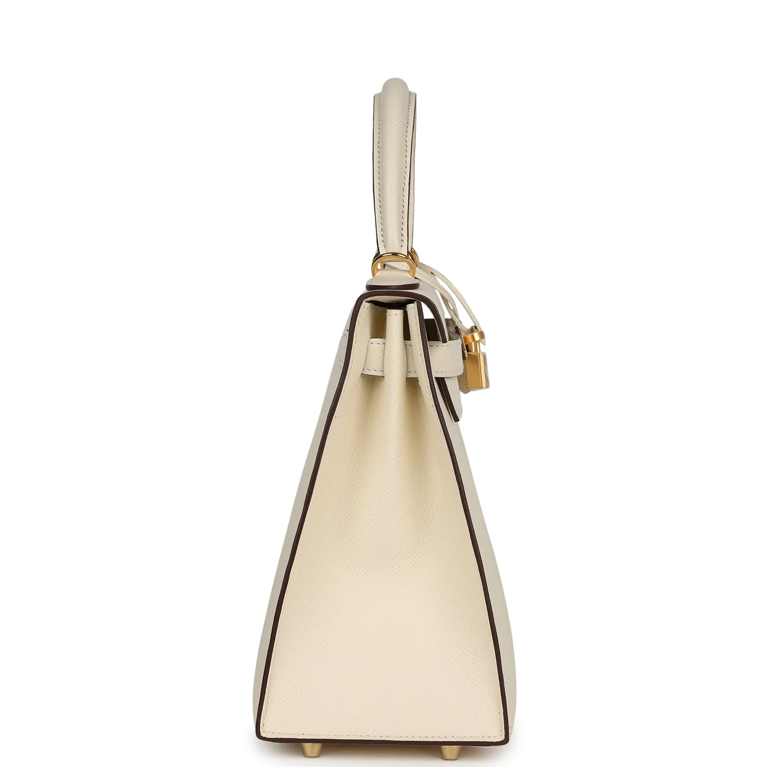 Hermes Kelly Sellier 28 Nata Epsom Gold Hardware - Image 3