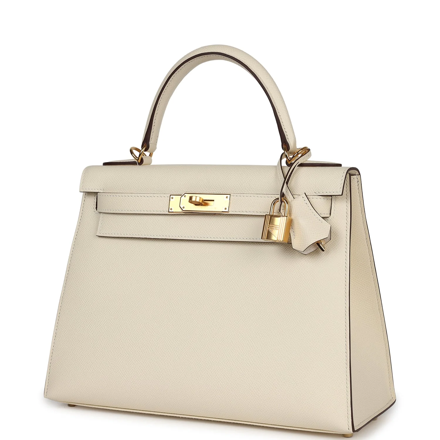 Hermes Kelly Sellier 28 Nata Epsom Gold Hardware - Image 5