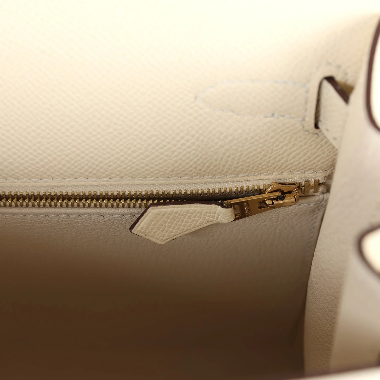 Hermes Kelly Sellier 28 Nata Epsom Gold Hardware - Image 9