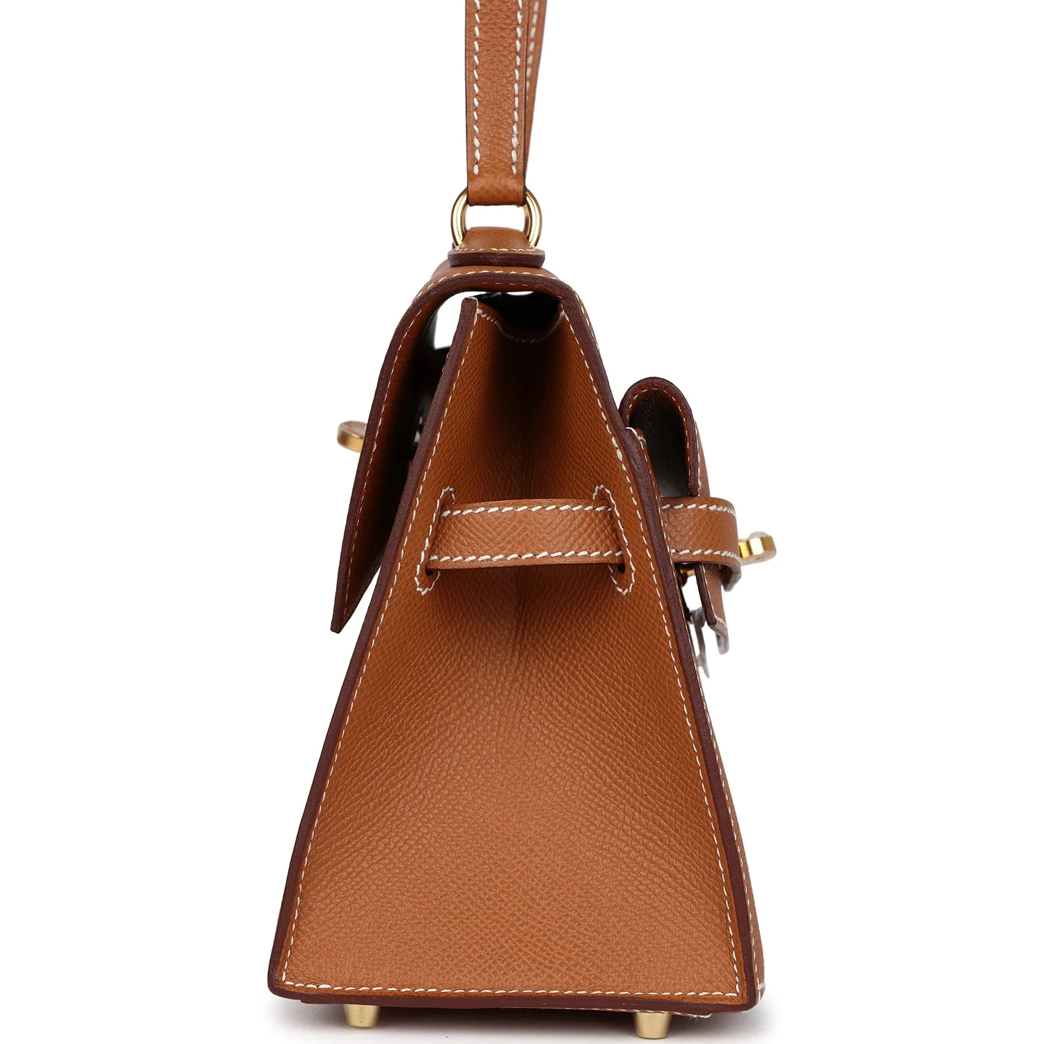 Hermes Kelly Sellier en Desordre 20 Gold Epsom Gold Hardware - Image 6