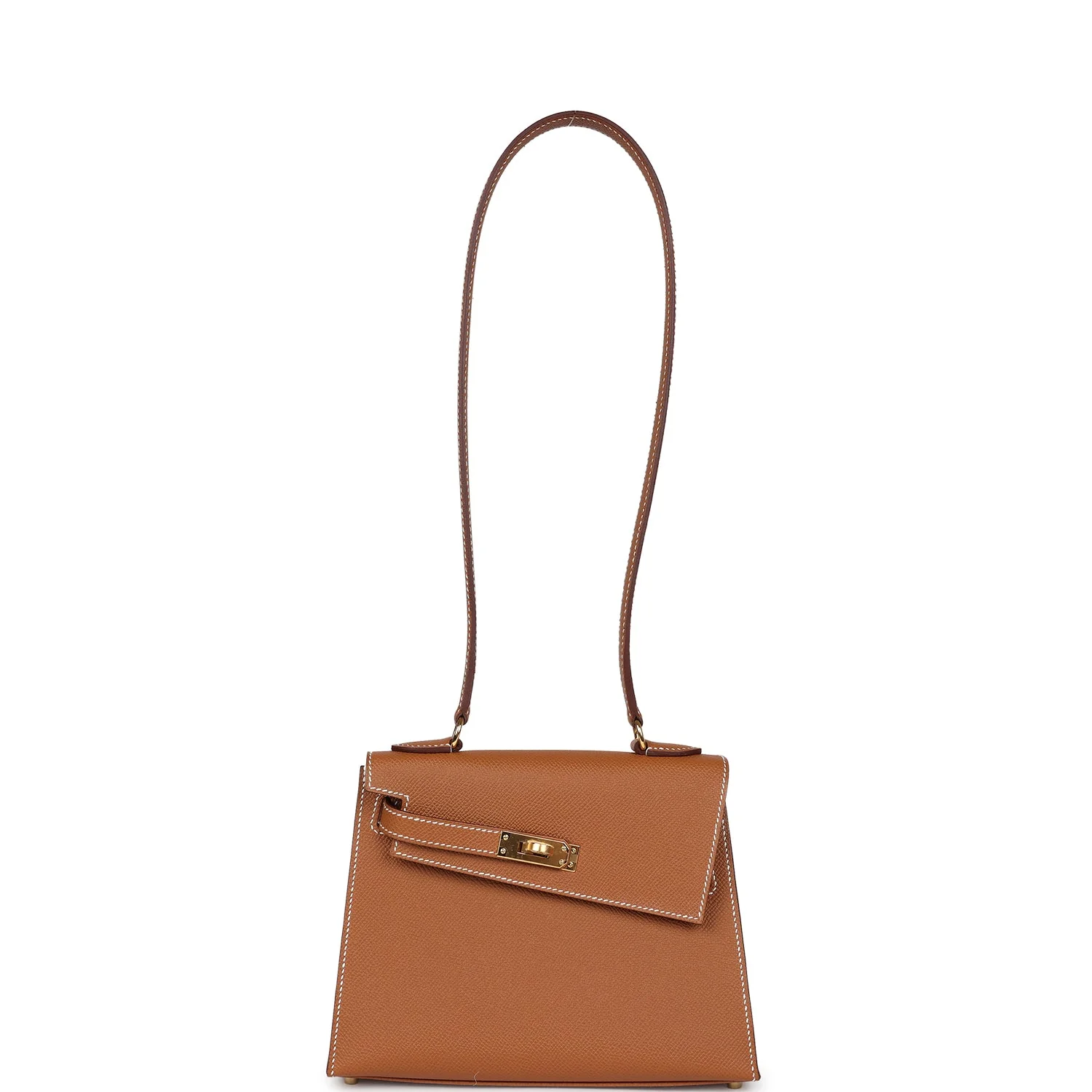Hermes Kelly Sellier en Desordre 20 Gold Epsom Gold Hardware - Image 8