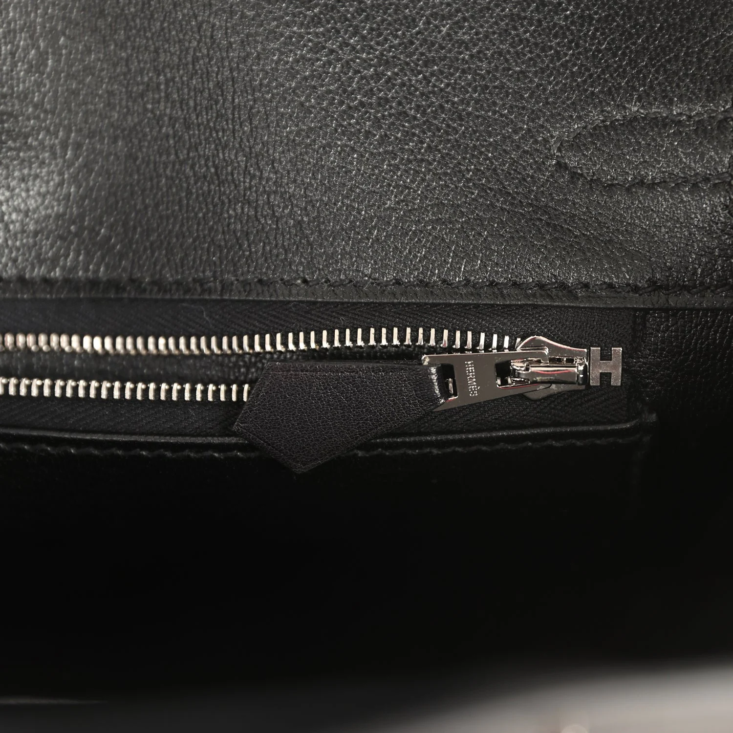Hermes Limited Edition Birkin Rock 25 Black Volupto Palladium Hardware - Image 12
