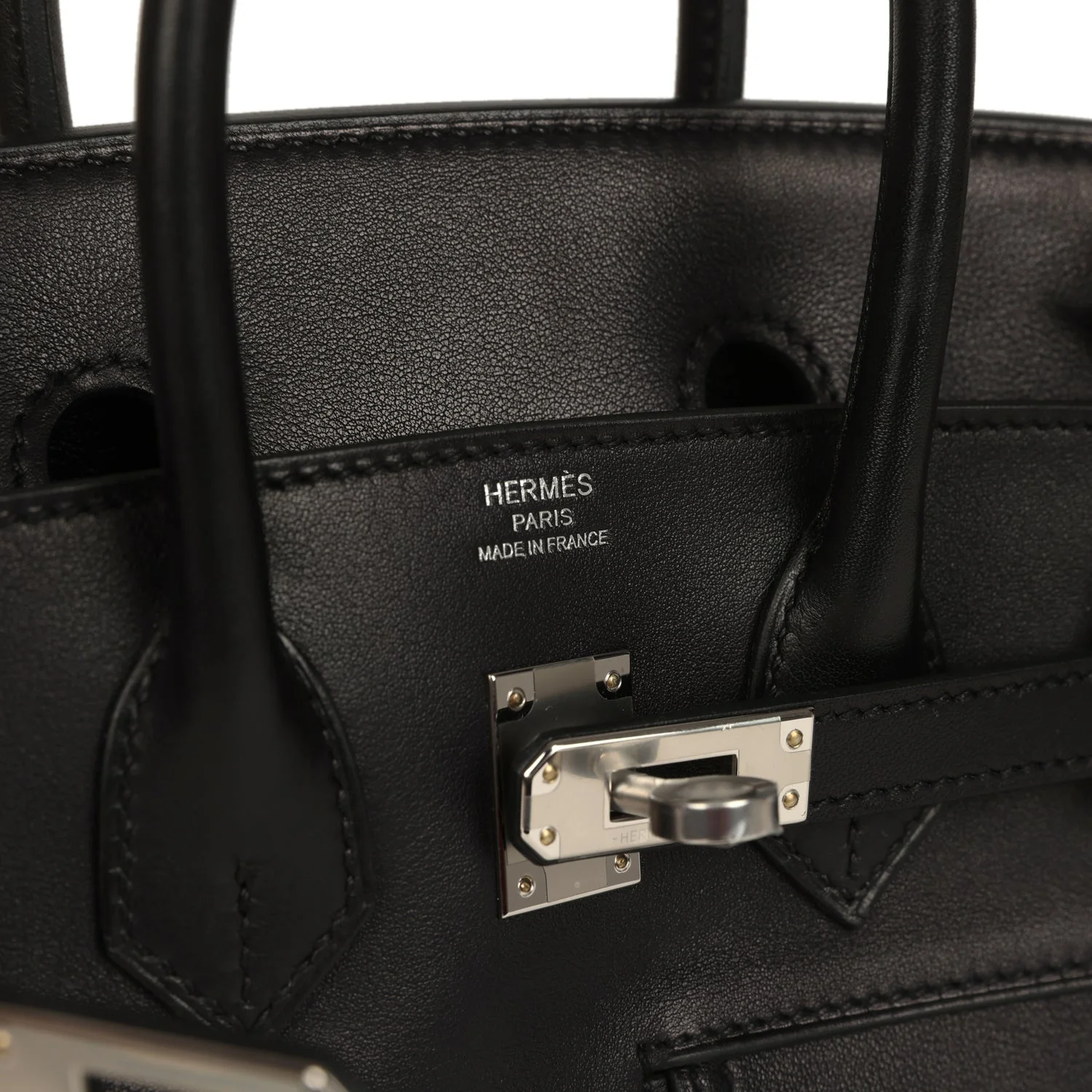Hermes Limited Edition Birkin Rock 25 Black Volupto Palladium Hardware - Image 7