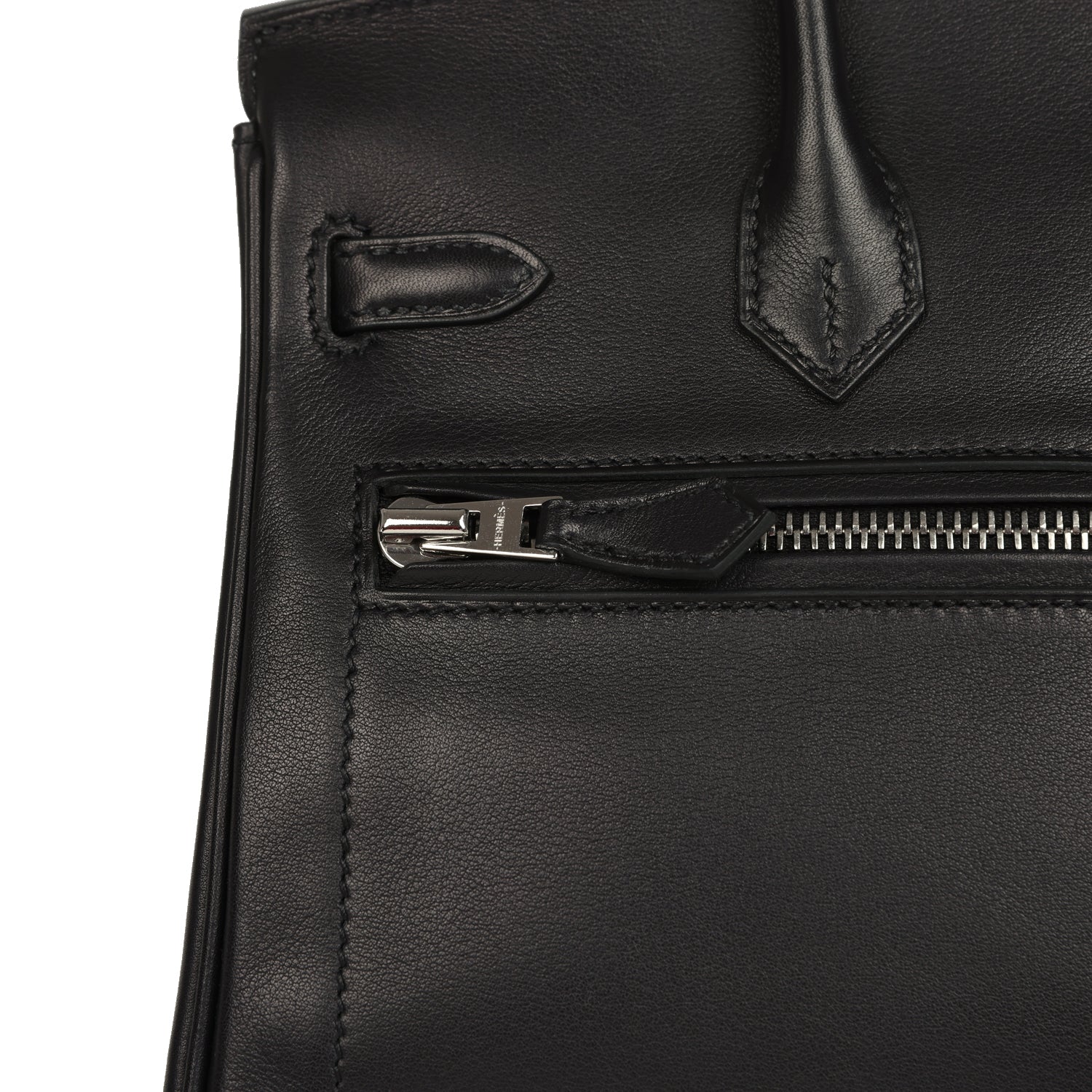 Hermes Limited Edition Birkin Rock 25 Black Volupto Palladium Hardware - Image 8