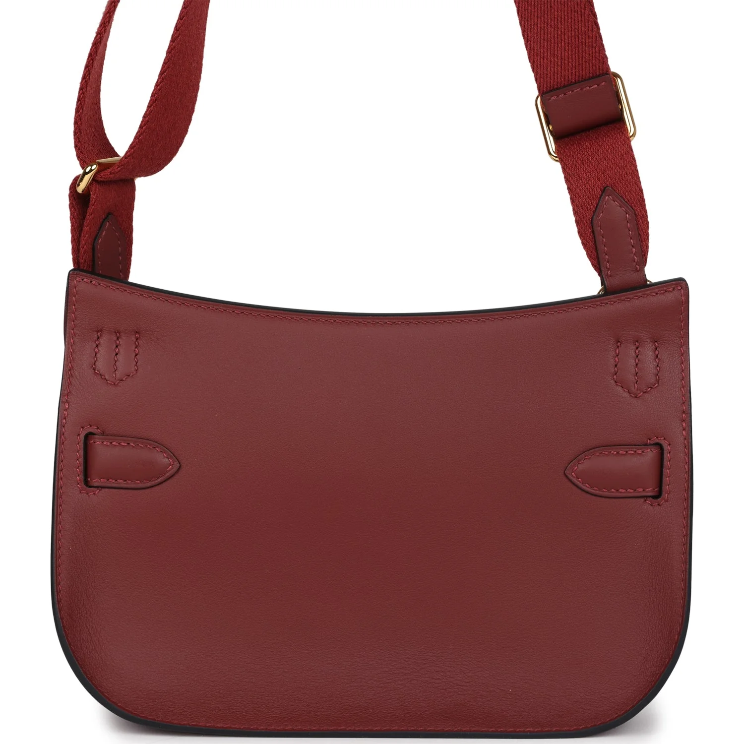 Hermes Mini Jypsiere Rouge H Swift Gold Hardware - Image 4