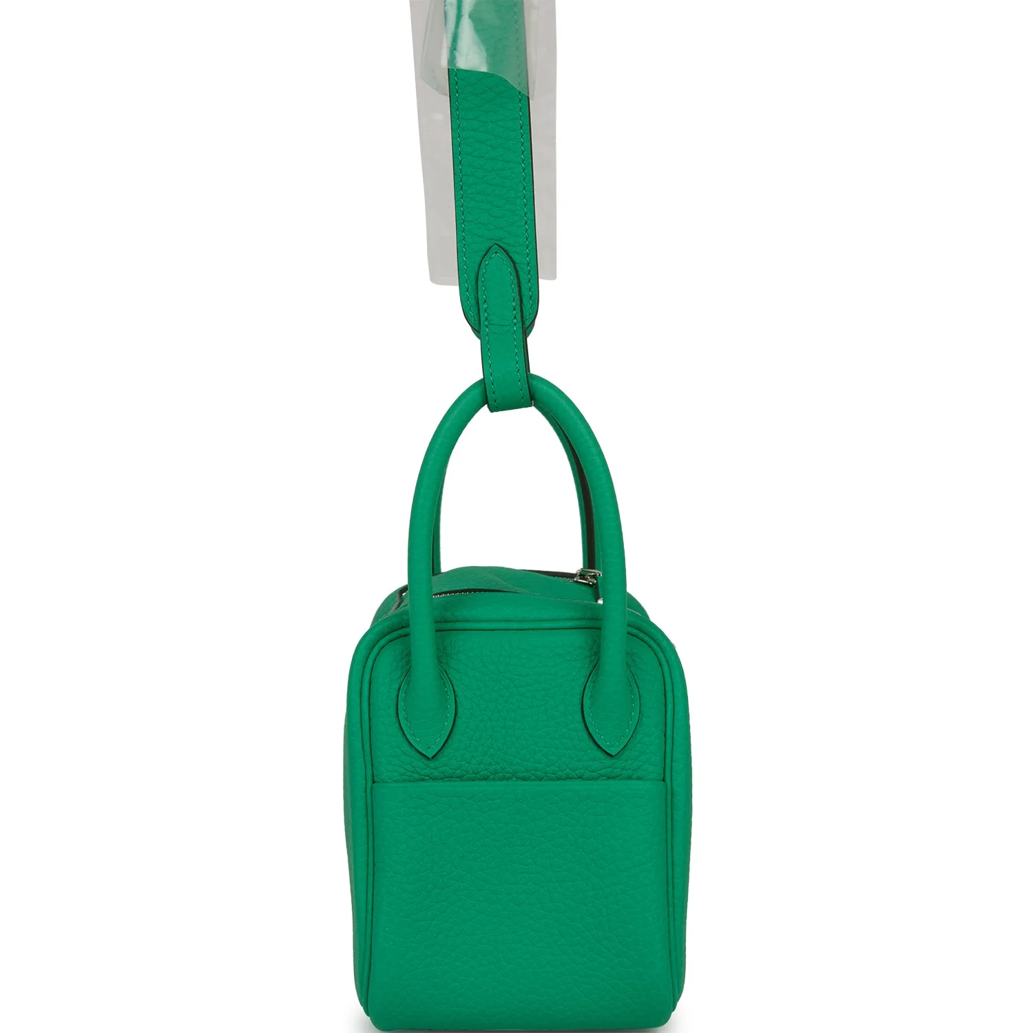 Hermes Mini Lindy Menthe Clemence Palladium Hardware - Image 3