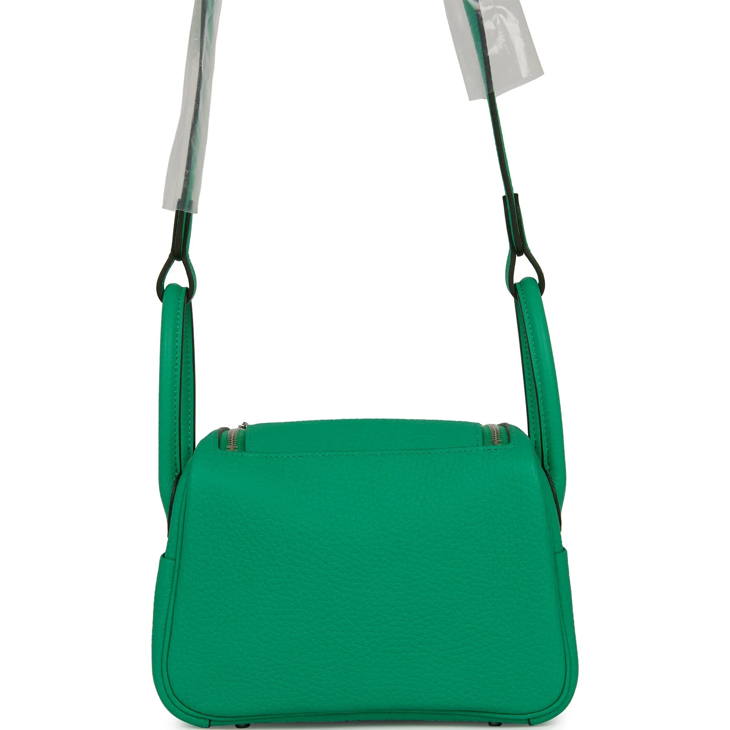 Hermes Mini Lindy Menthe Clemence Palladium Hardware - Image 4