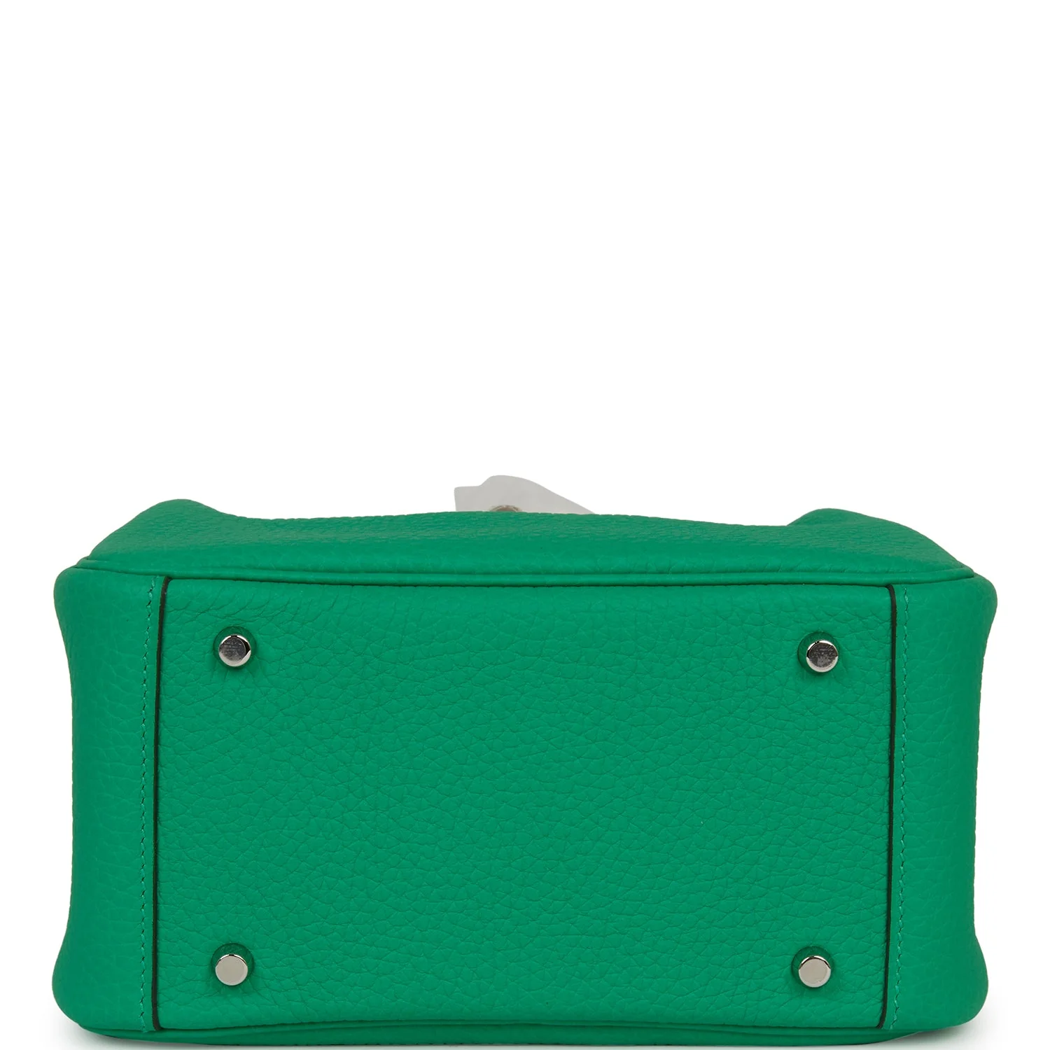 Hermes Mini Lindy Menthe Clemence Palladium Hardware - Image 6