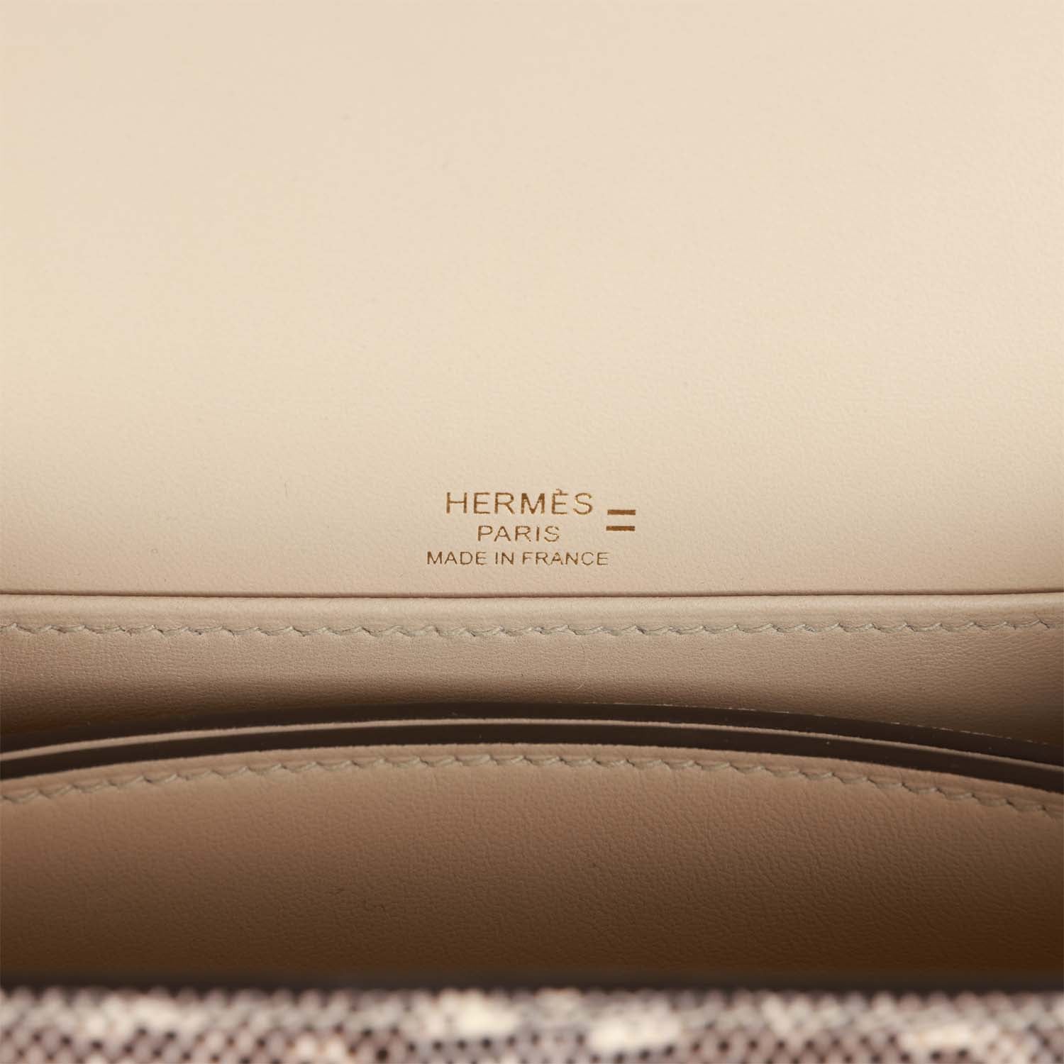Hermes Mini Sac Roulis Ombre Lizard Varanus Salvator Gold Hardware - Image 9