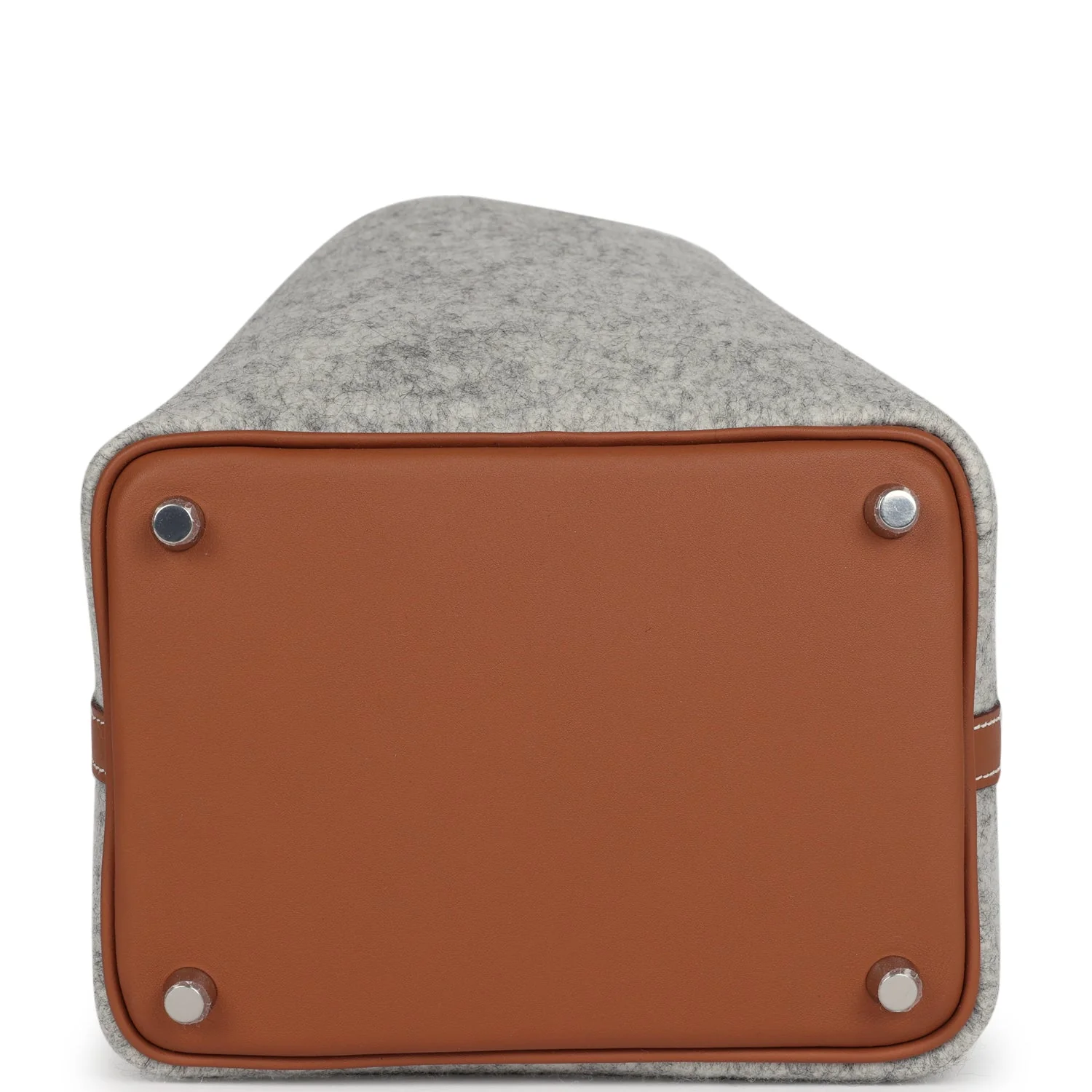 Hermes Picotin Lock 18 Gris Clair Feutre and Gold Swift Palladium Hardware - Image 6